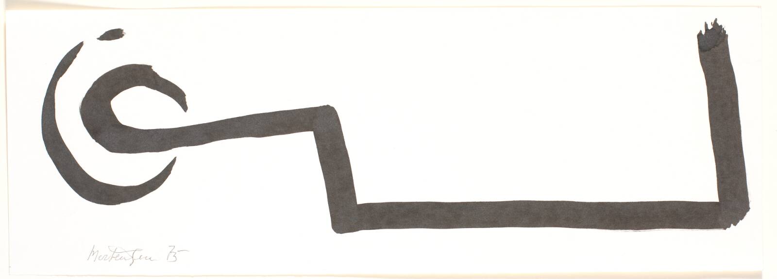 Uden titel, Richard Mortensen, 1975