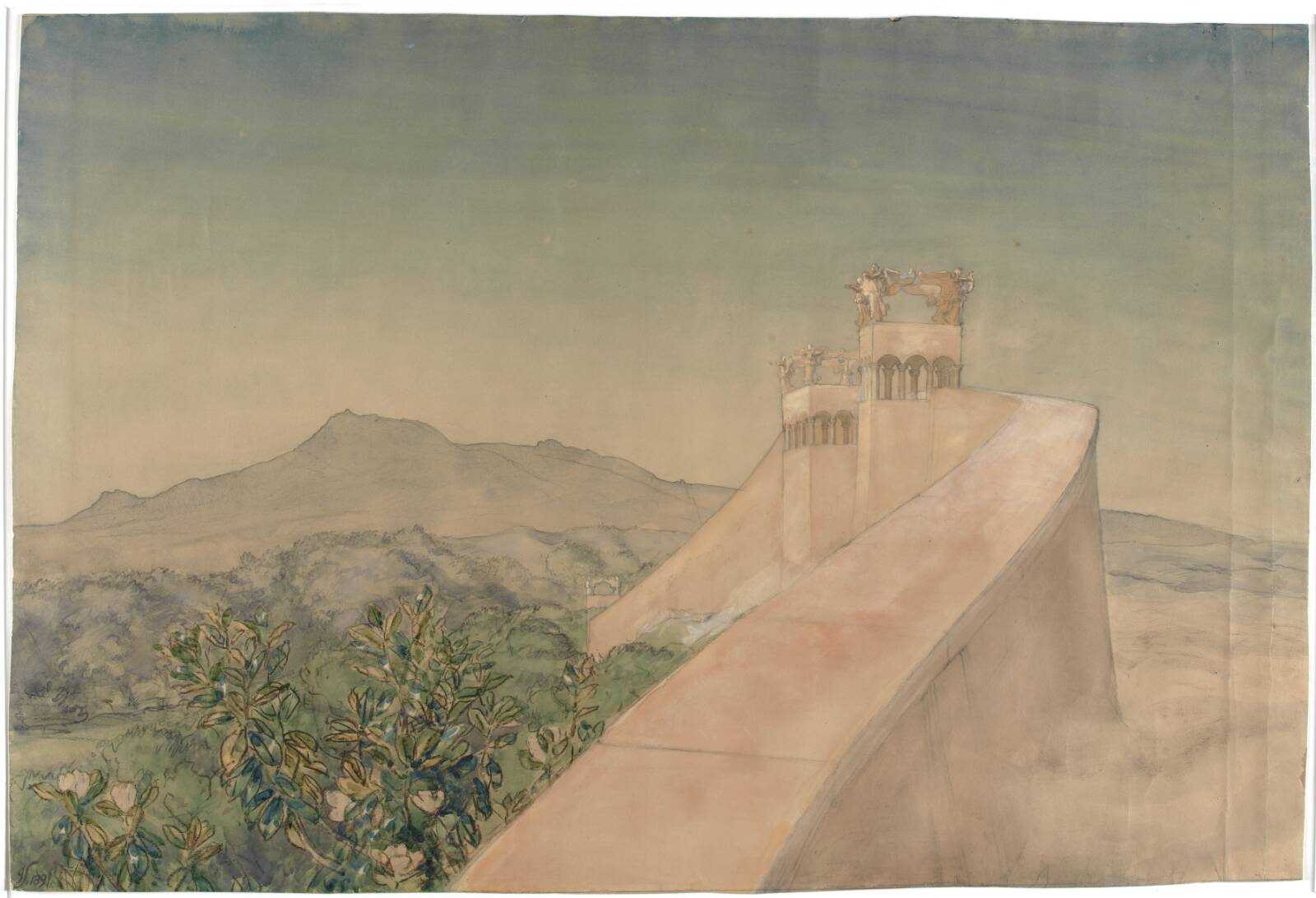Paradismuren, Joakim Skovgaard, 1891