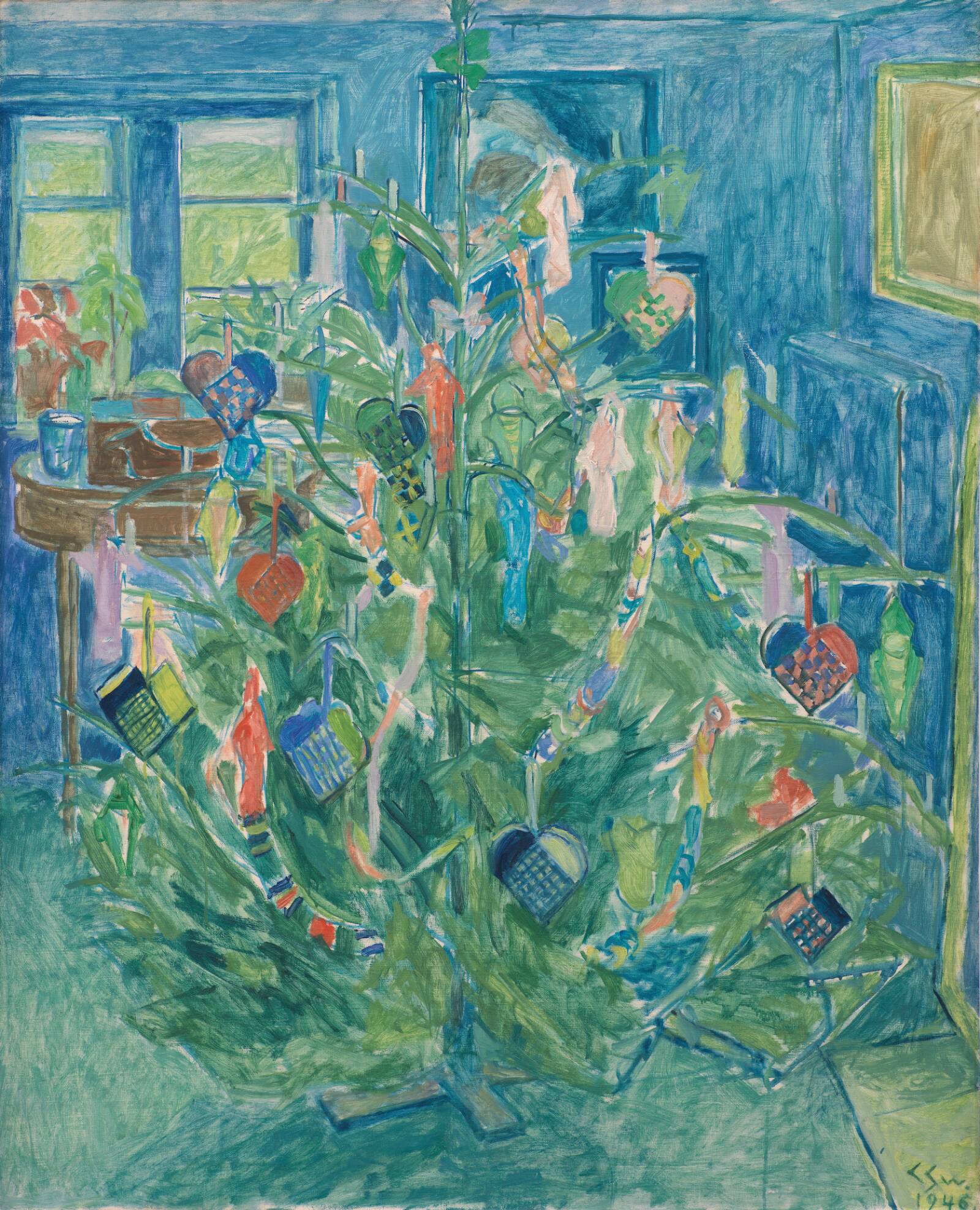 Juletræ, Christine Swane, 1946