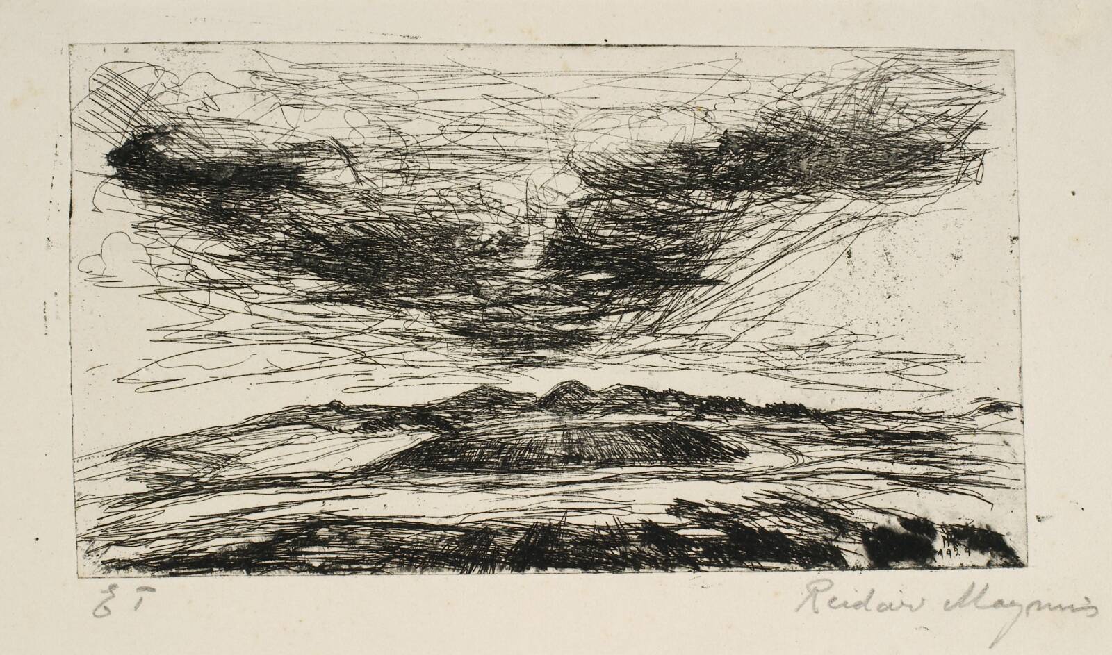 Jysk landskab, Reidar Magnus, 1929