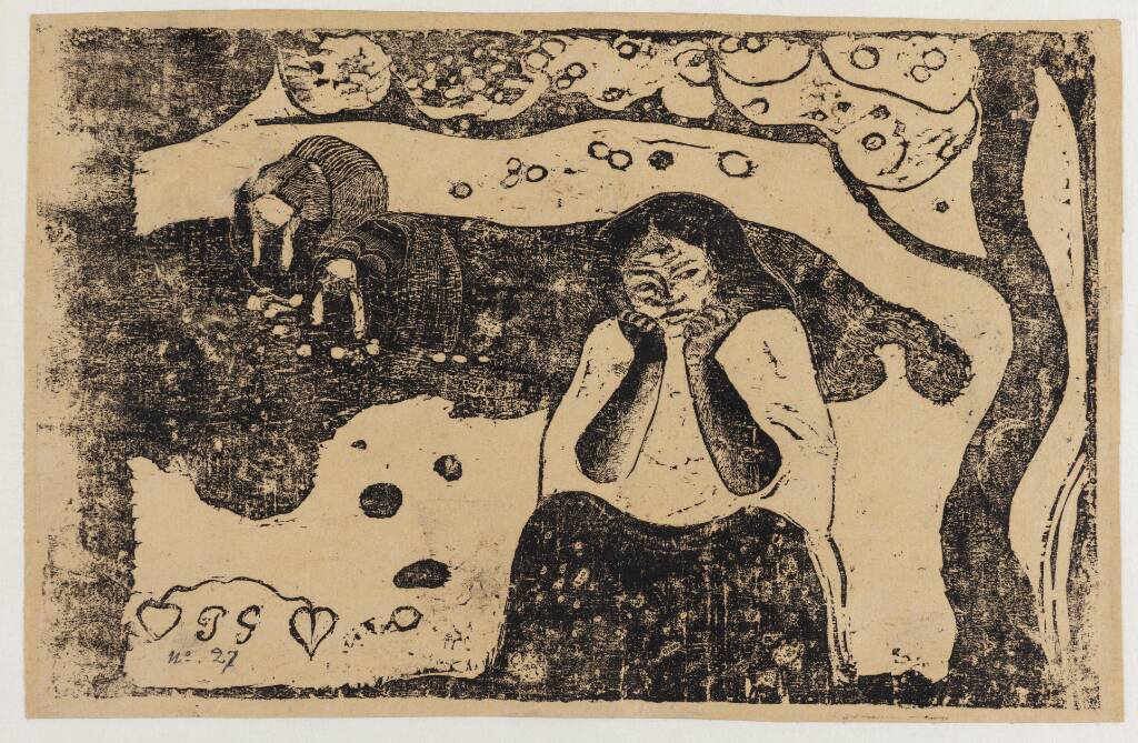 Misères humaines, Paul Gauguin, 1898-1899