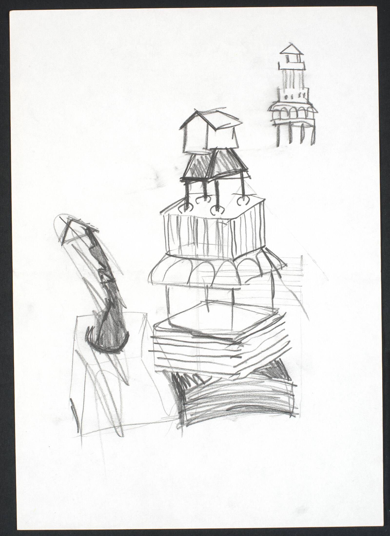 Tegning, Lone Høyer Hansen, 1985