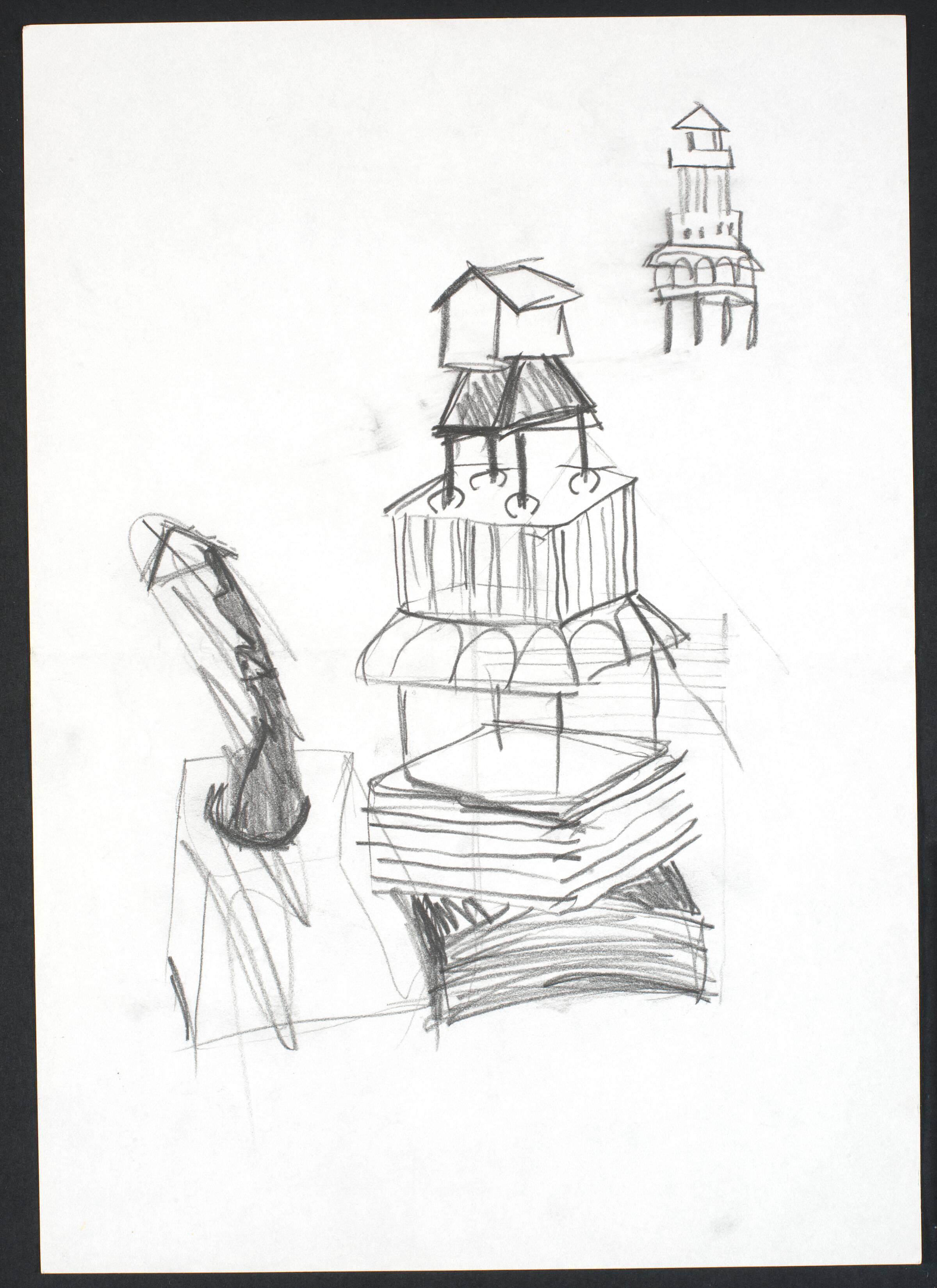 Tegning, Lone Høyer Hansen, 1985