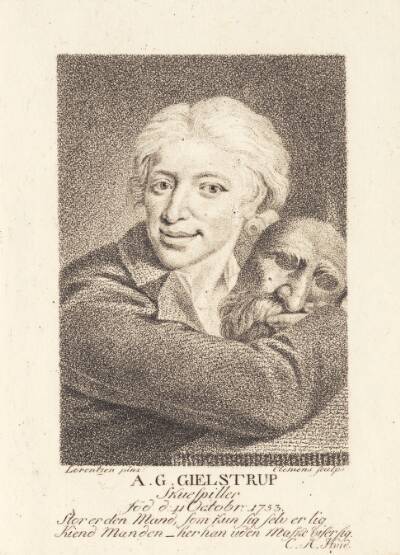 Skuespilleren Adam Gottlob Gielstrup (1753-1830)