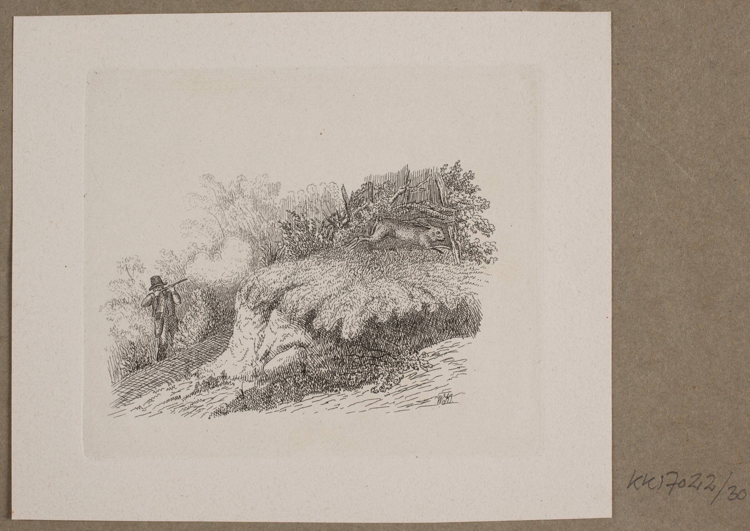 Illustration til O. Specter, "Fabler for Børn", Vilhelm Kyhn, 1838