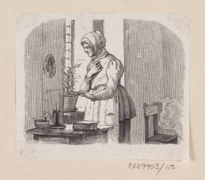 Illustration til "Fra et Vindue i Vartou" i H.C. Andersen, "Eventyr og Historier", Bind 2