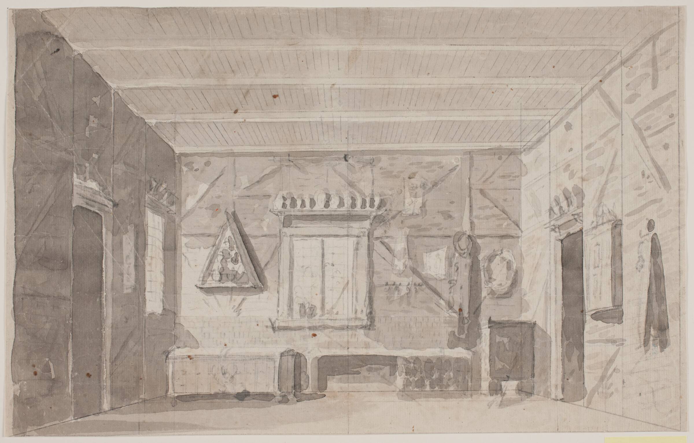 En bondestue, Jens Petersen Lund, 1765-1865