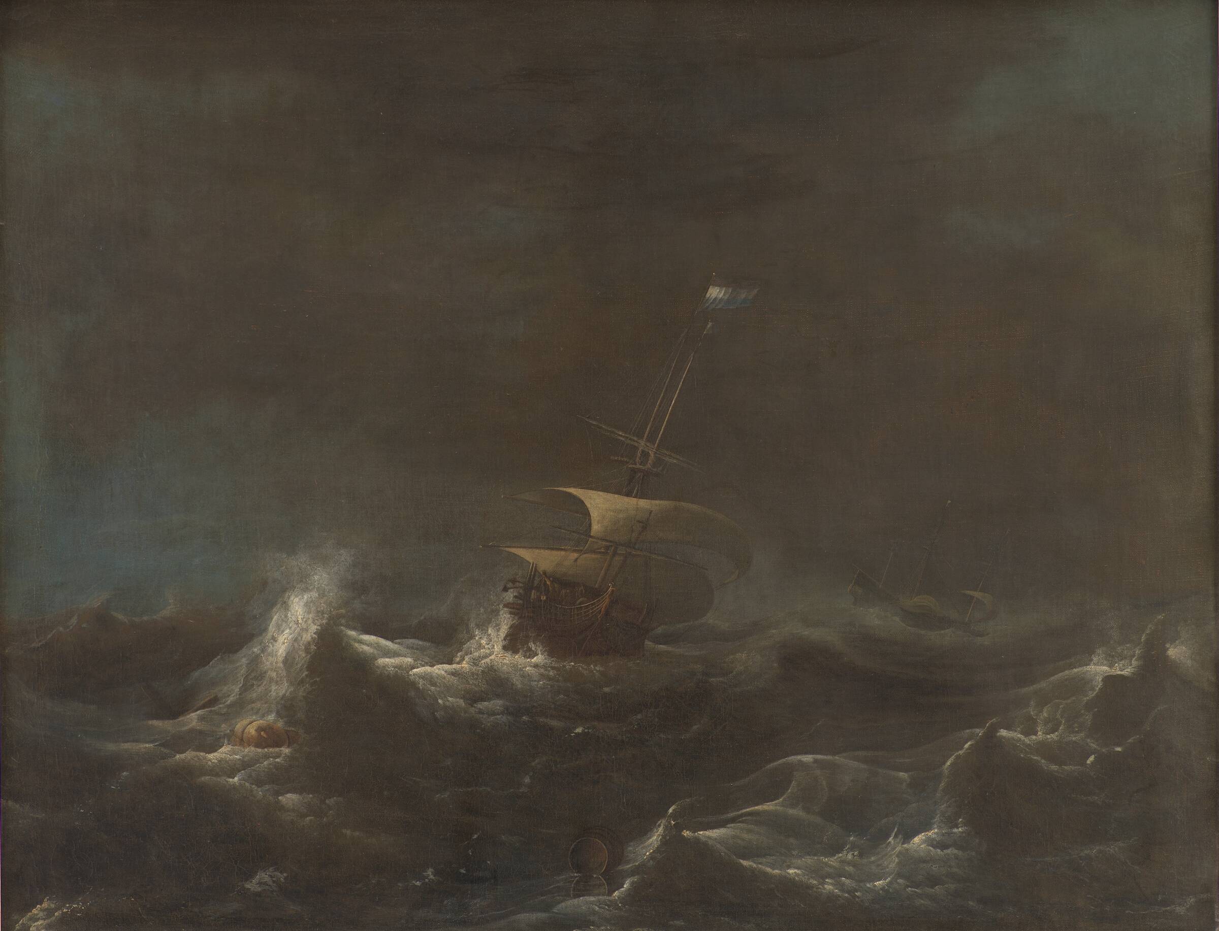 En storm, Ludolf Bakhuizen, 1646-1708