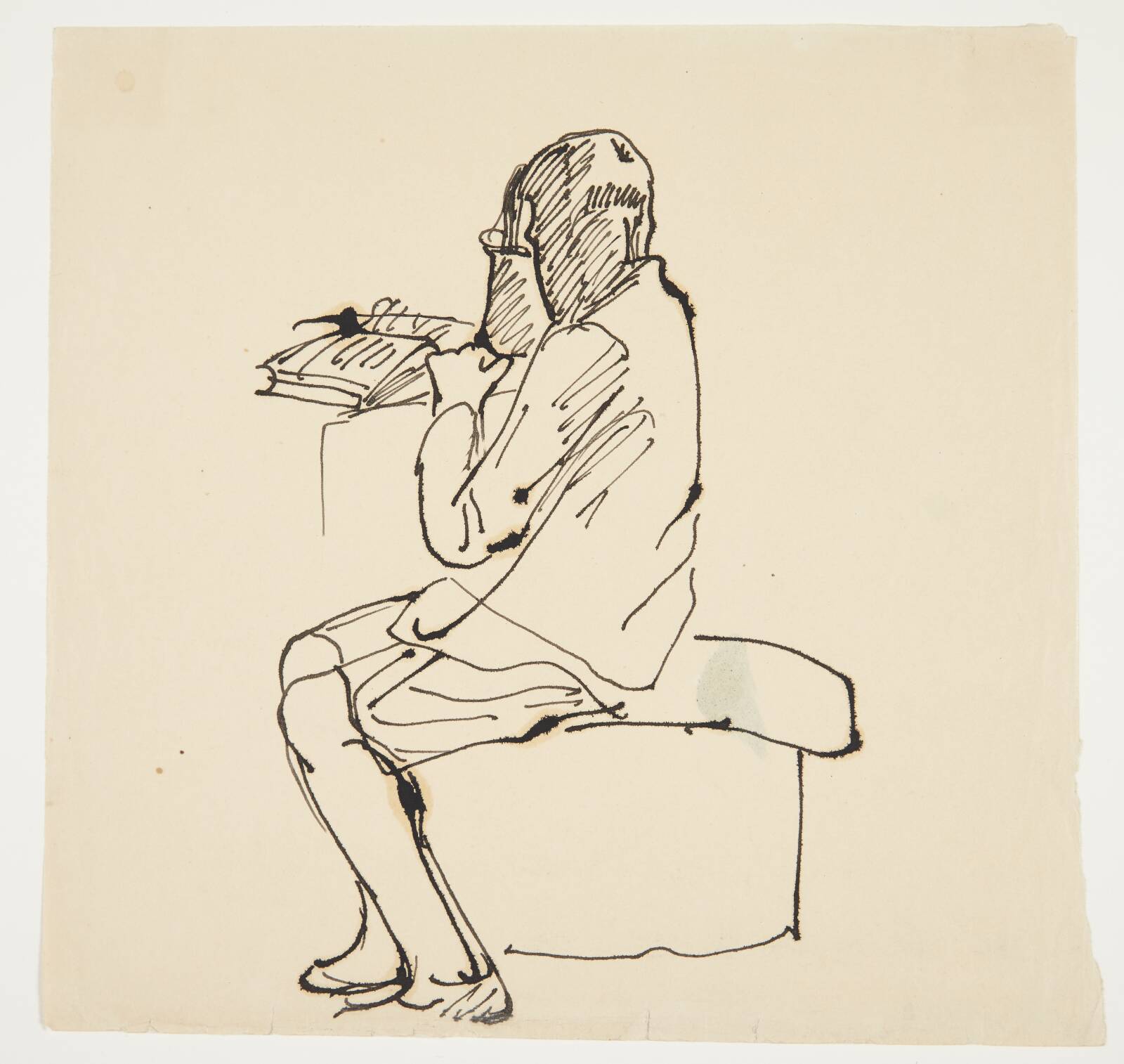 Læsende dreng, Olivia Holm-Møller, 1890-1943