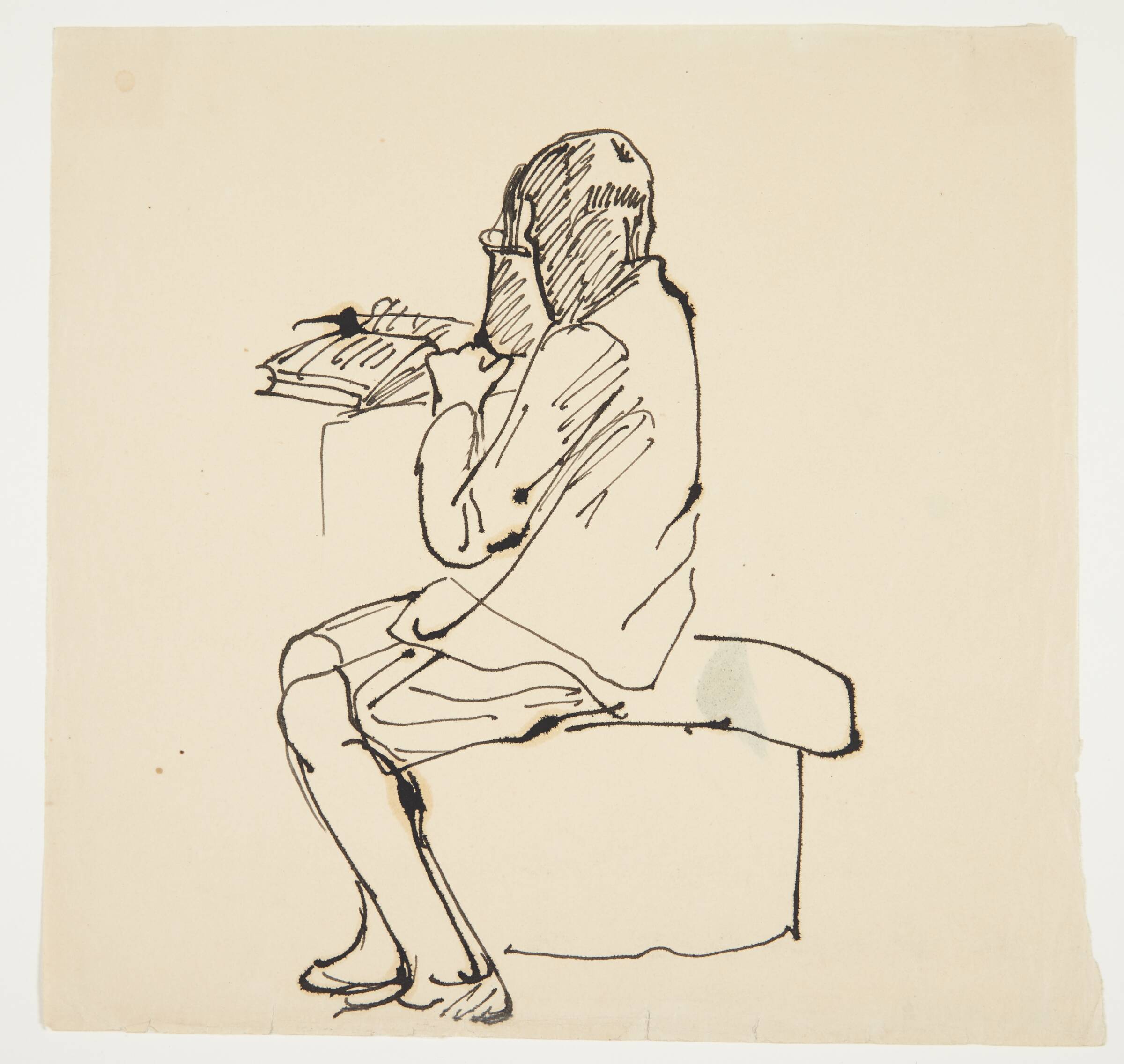 Læsende dreng, Olivia Holm-Møller, 1890-1943