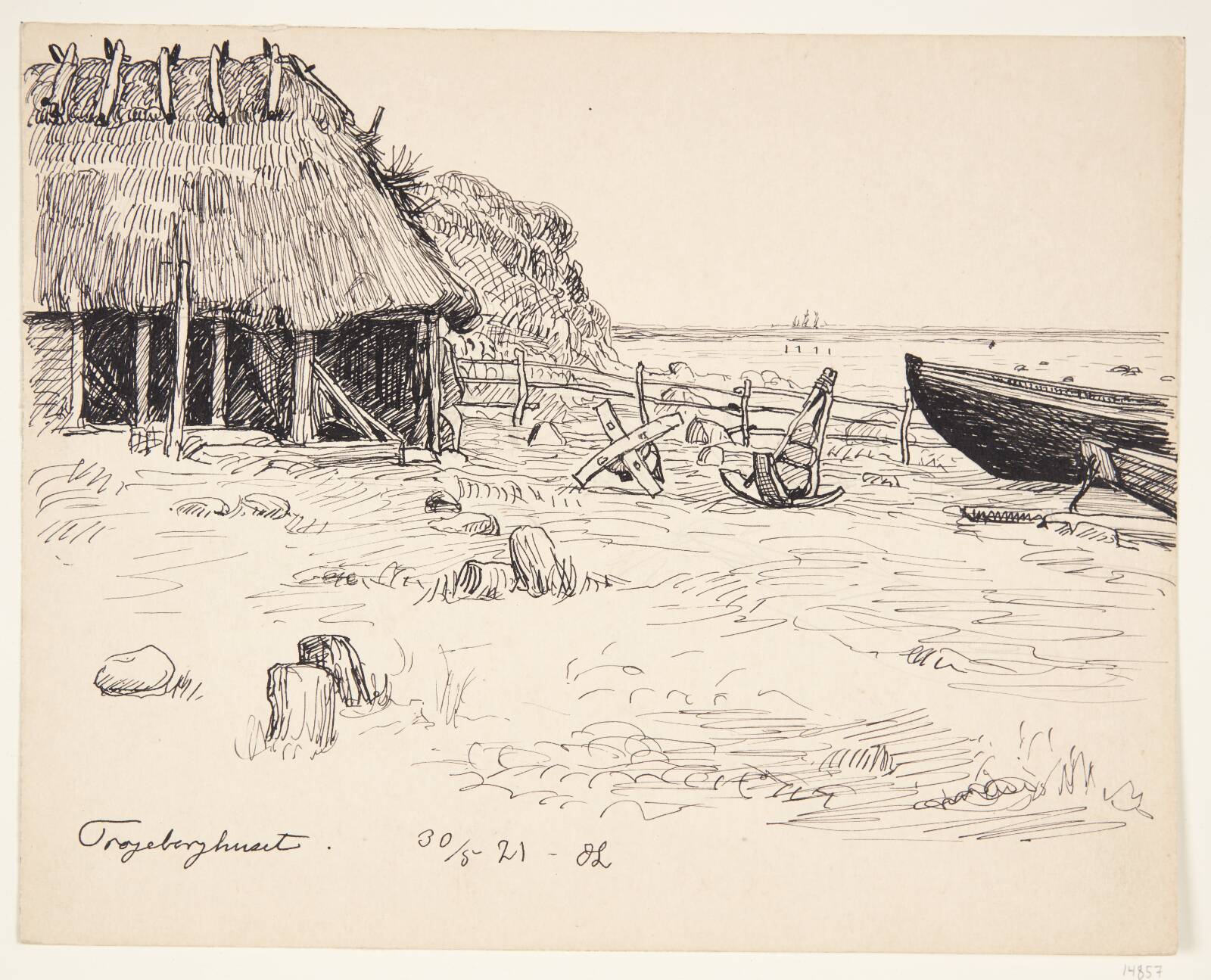 "Trøjborghuset". Romsø, Johannes Larsen, 1921
