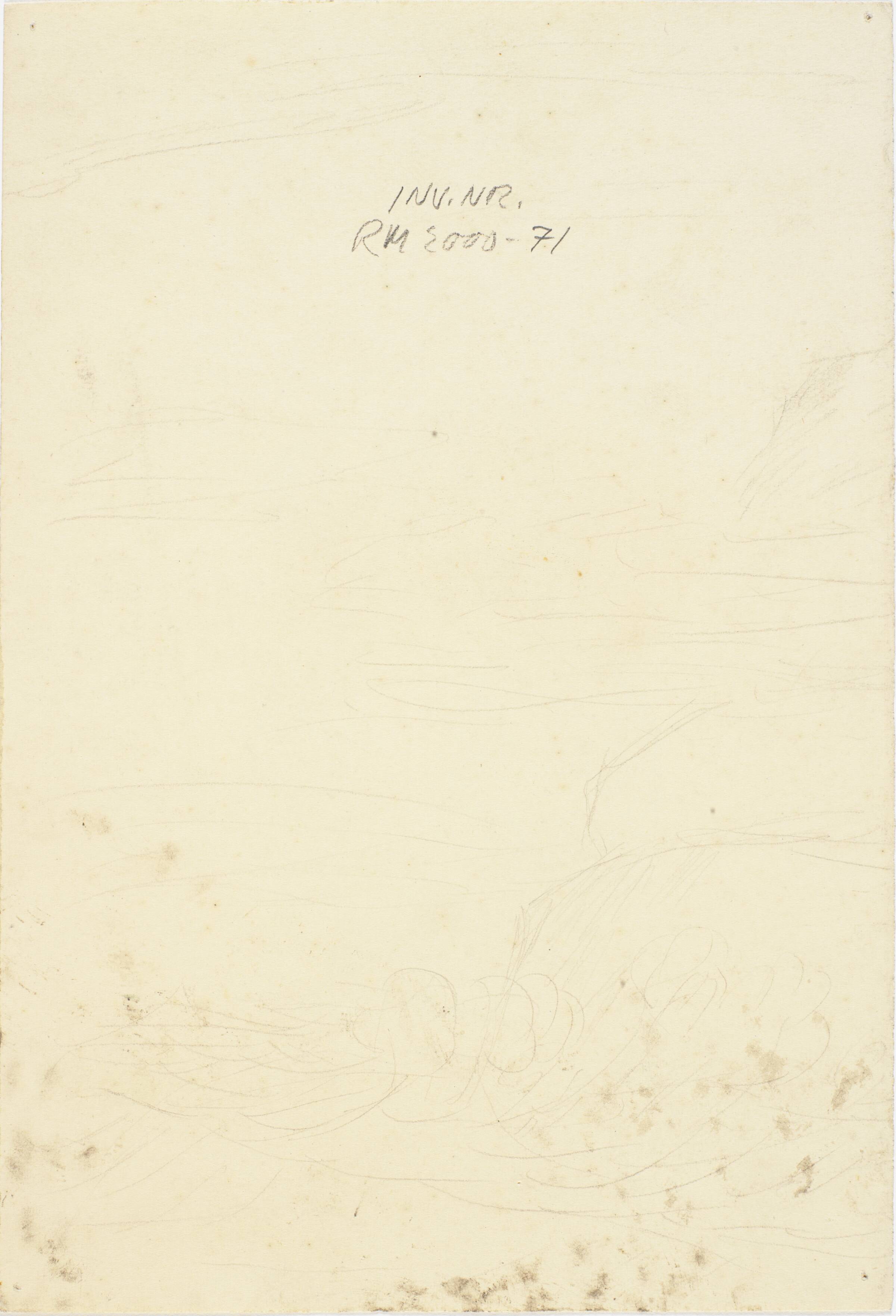 Let skitse, antageligt træer, Richard Mortensen, 1926-1929