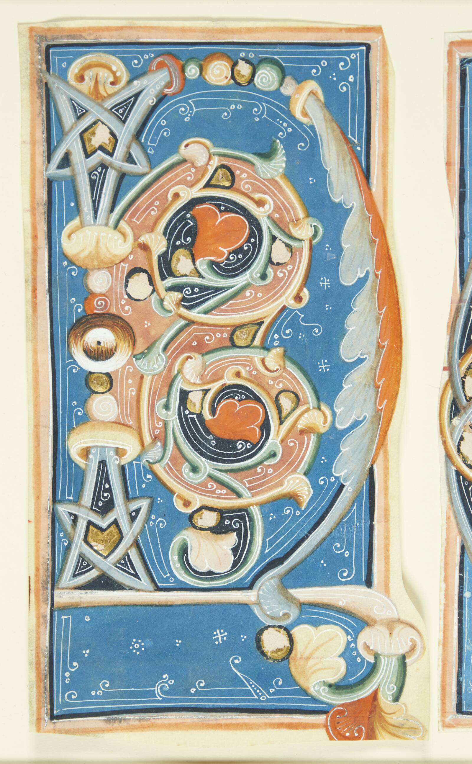 Ornamenteret initial C, Ubekendt, 1300-1350
