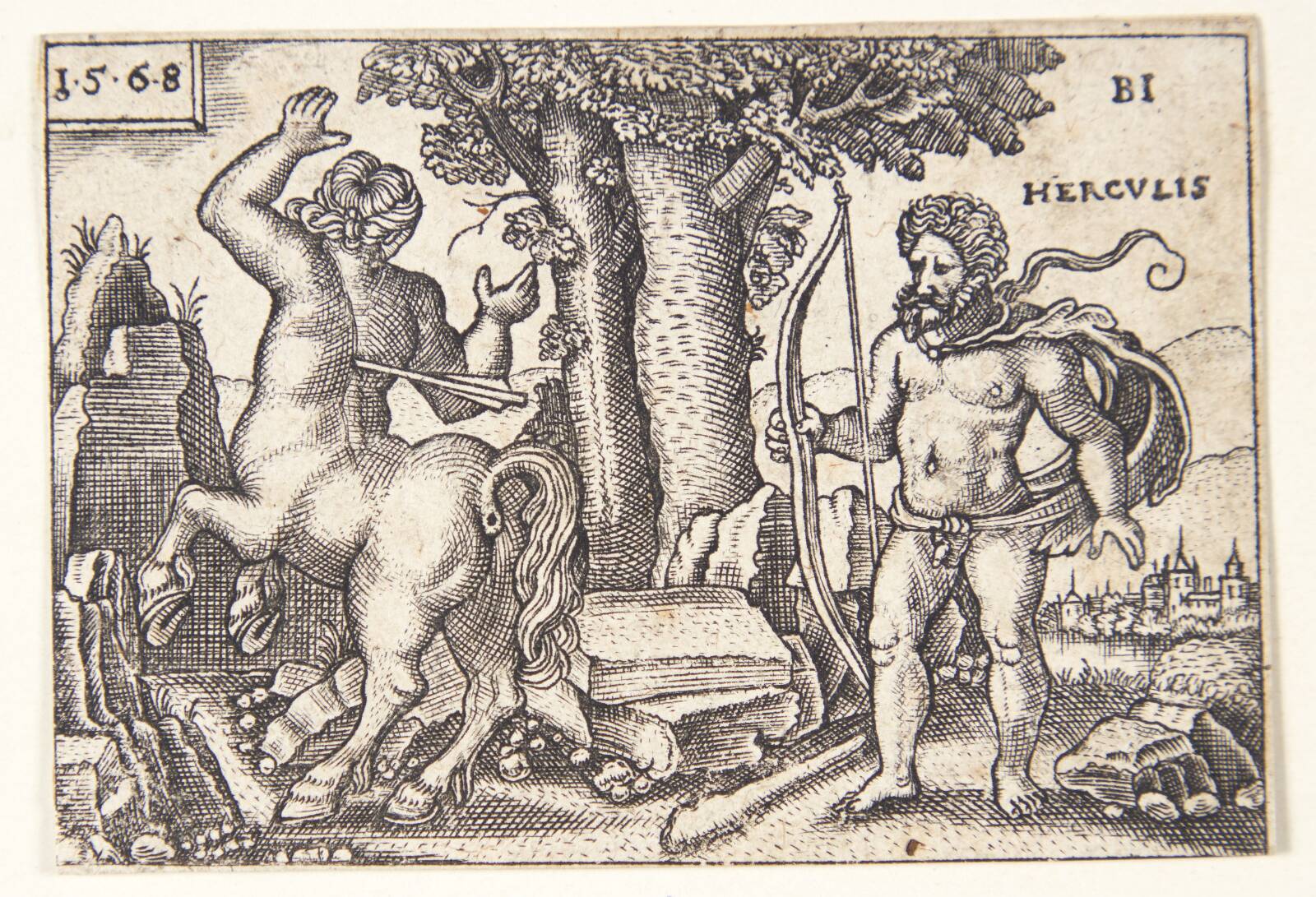 Herkules og Nessus, Balthasar Jenichen, 1568