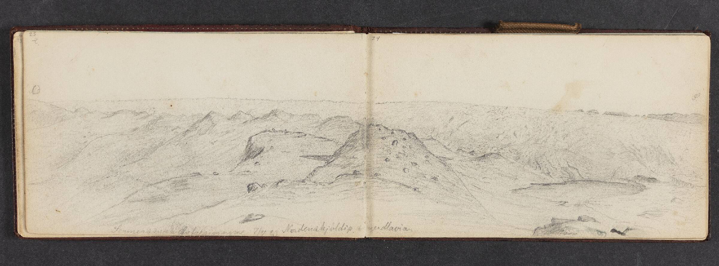 Fjeldlandskab, Lars Møller, 1883