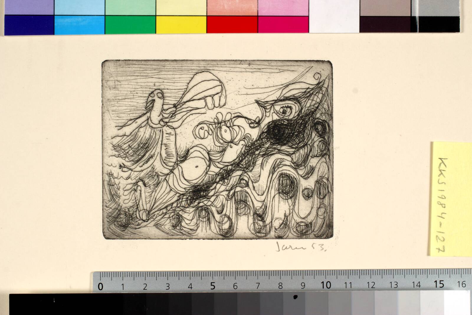 La mère des mers, Asger Jorn, 1953