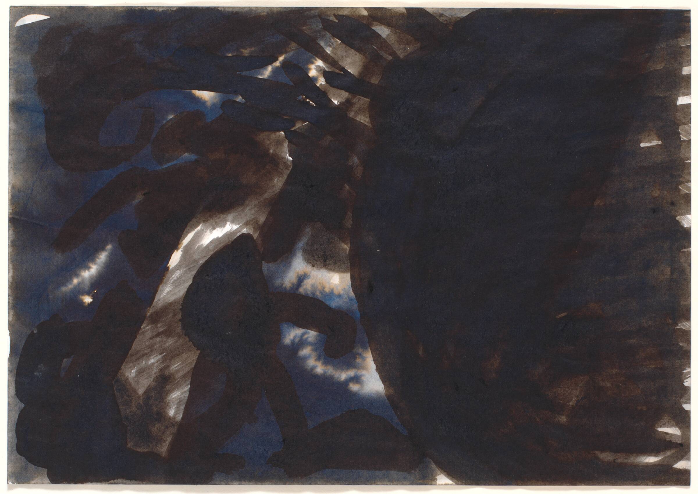 Penseltegning, Dorte Dahlin, 1985