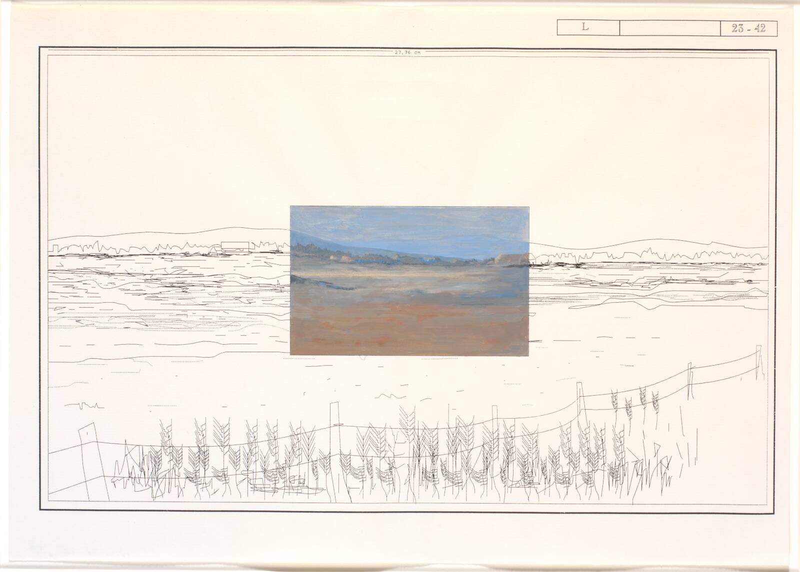 Fraktalt landskab., Nina Sten-Knudsen, 1993