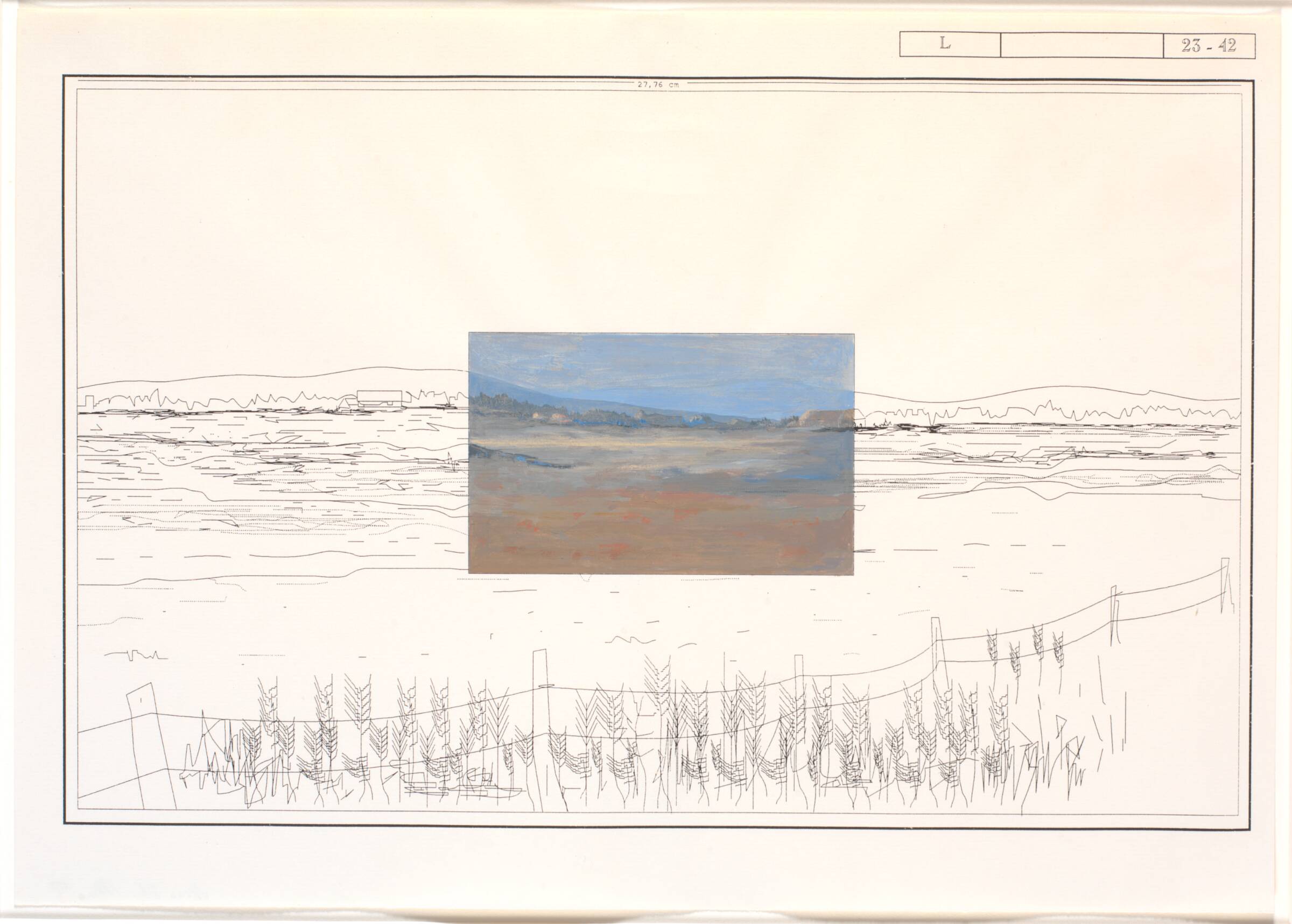 Fraktalt landskab., Nina Sten-Knudsen, 1993