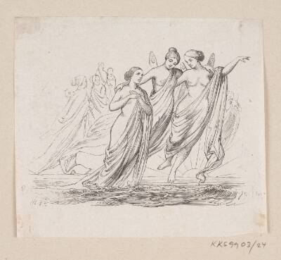 Illustration til "Den lille Havfrue" i H.C. Andersen, "Eventyr og Historier", Bind 1