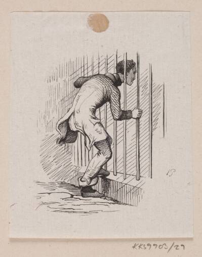 Illustration til "Lykkens Kalosker" i H.C. Andersen, "Eventyr og Historier", Bind 1