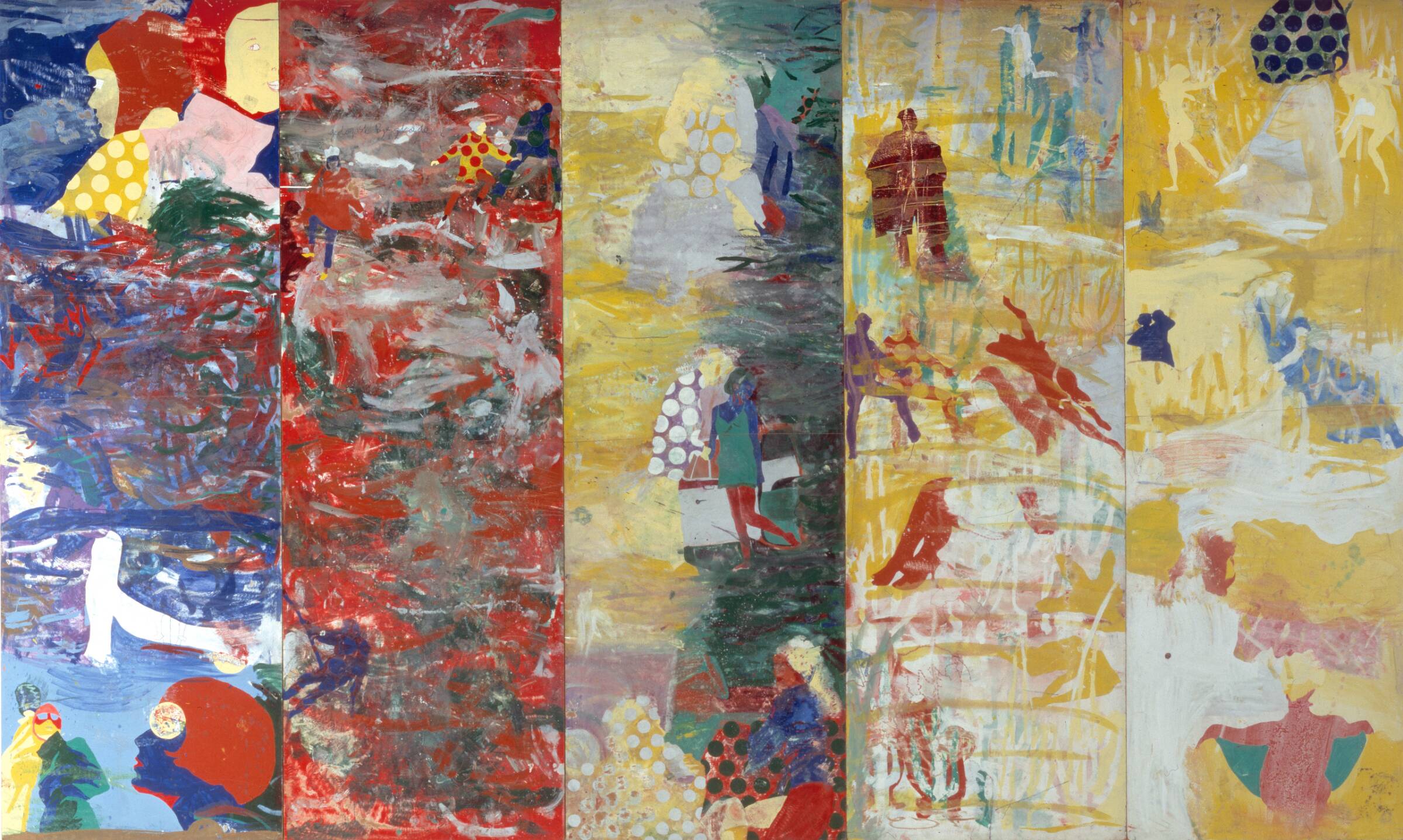 Et romantisk billede, Per Kirkeby, 1965