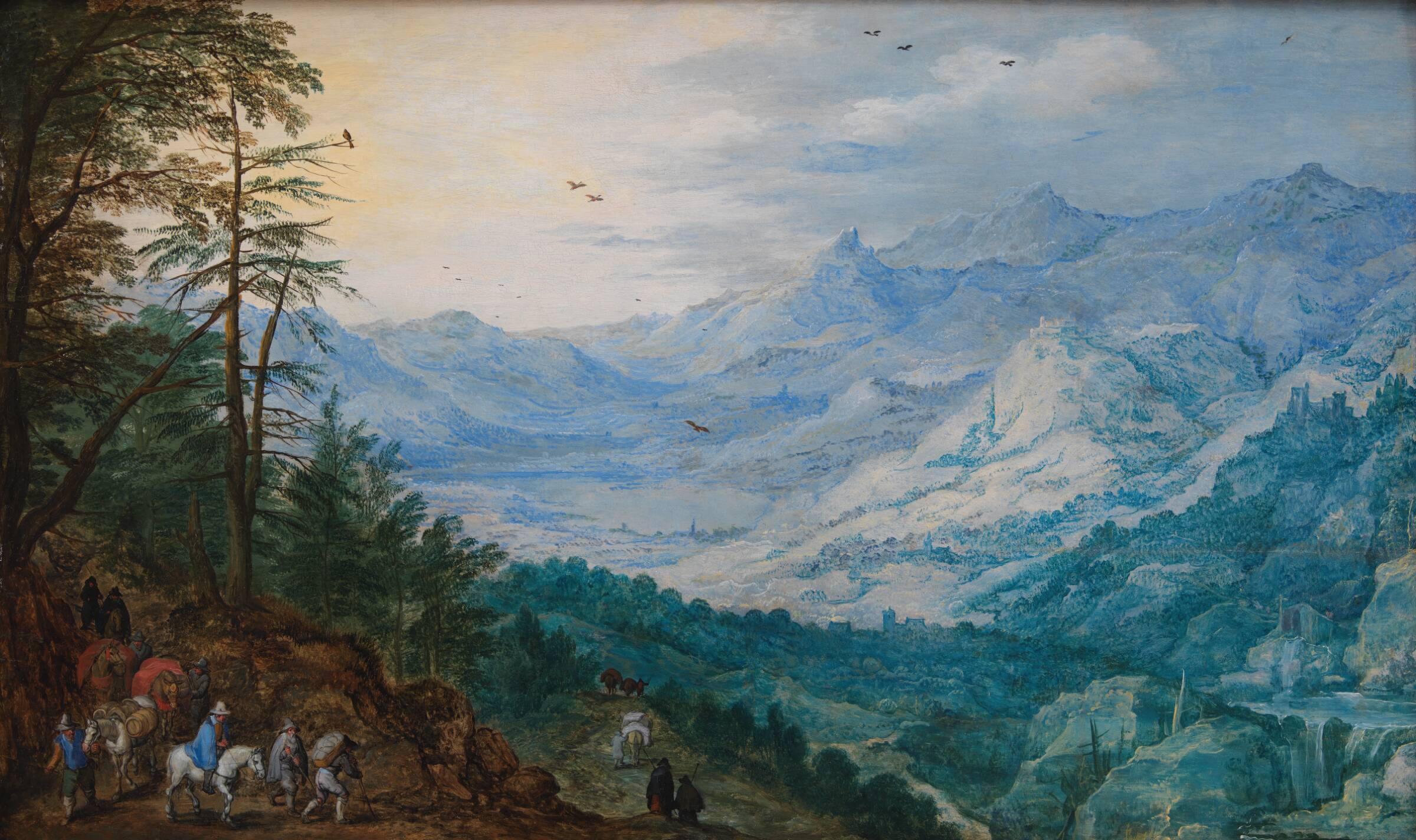 Bjerglandskab, Joos de II Momper, 1613-1616