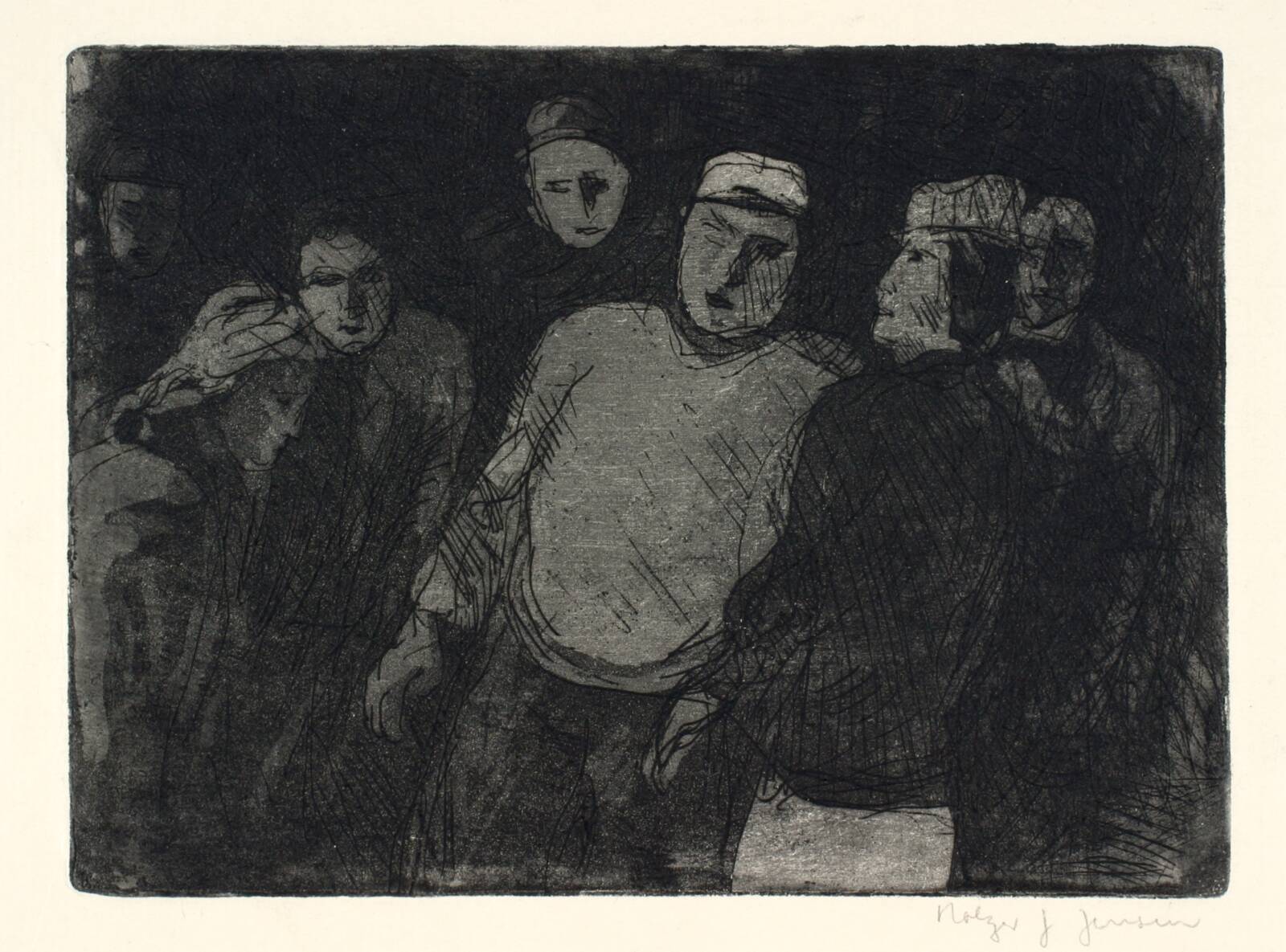 Syv personer, Holger J. Jensen, 1900-1966