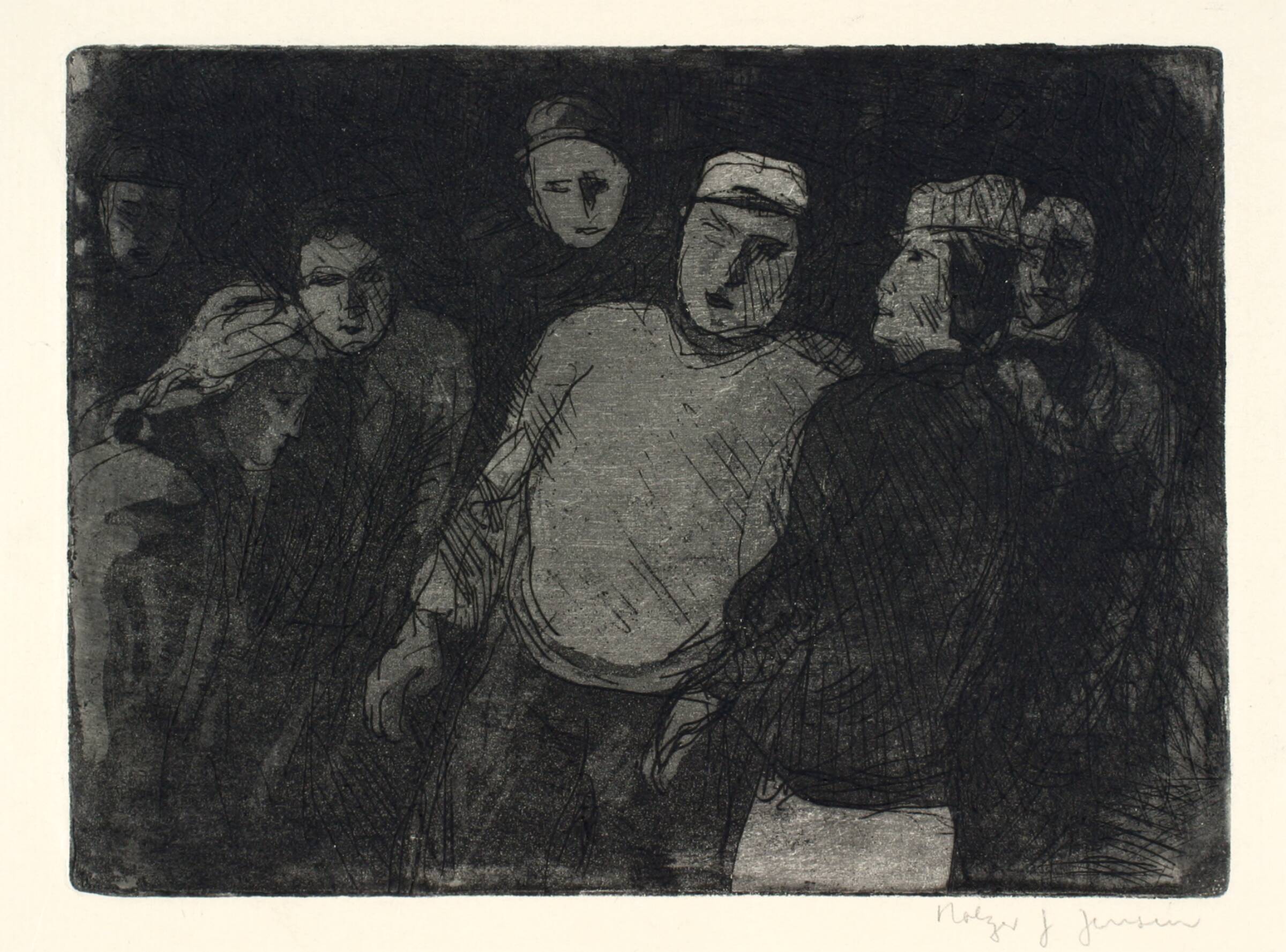 Syv personer, Holger J. Jensen, 1900-1966