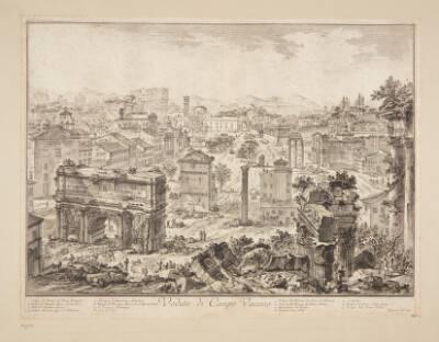 Forum Romanum set fra Capitol