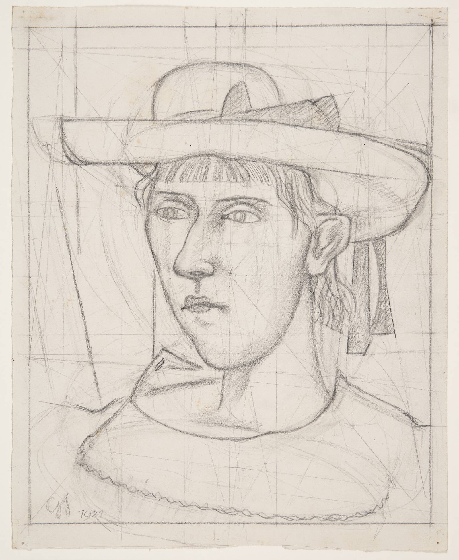 Klosterskolepigen I, Georg Jacobsen, 1921