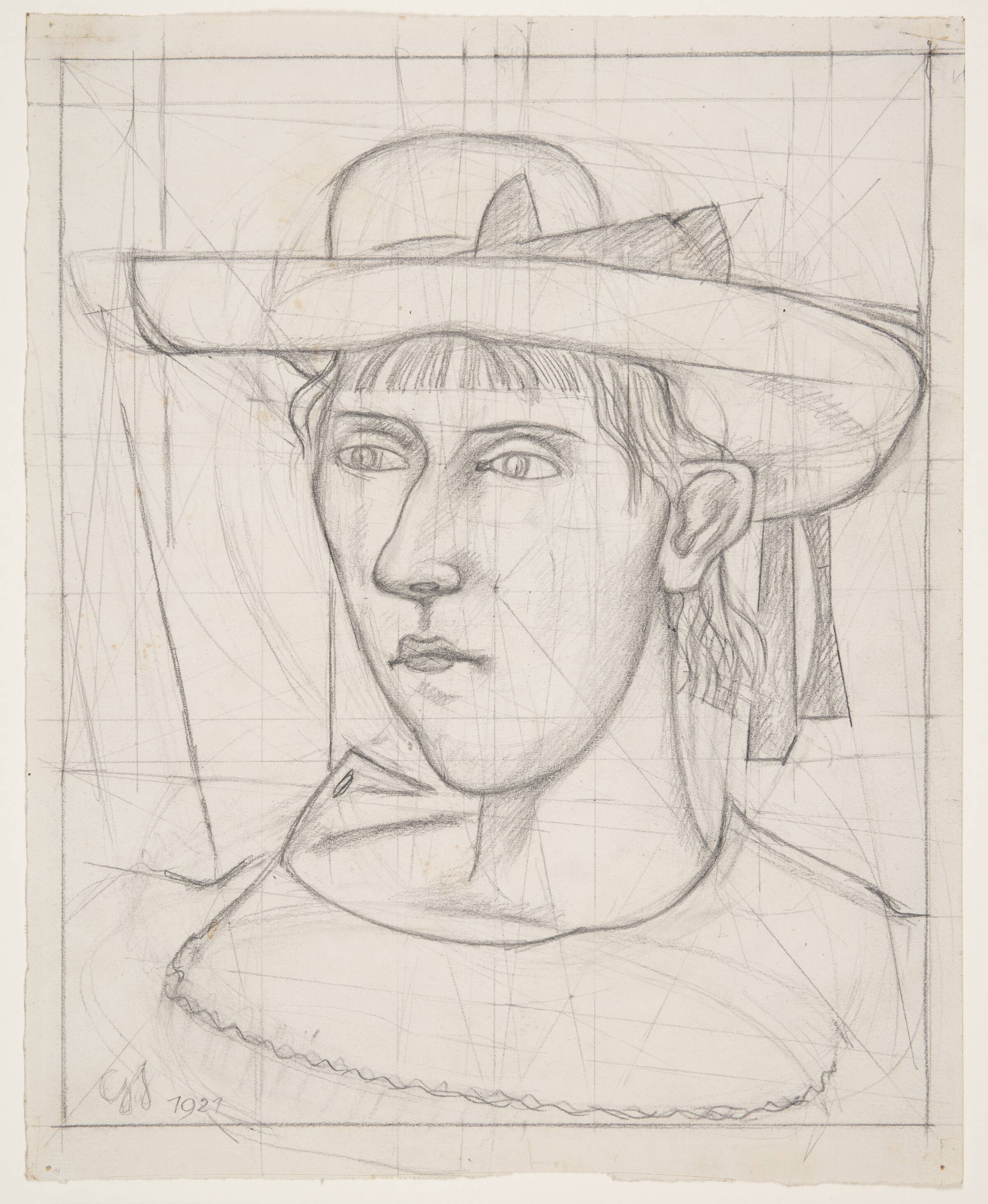 Klosterskolepigen I, Georg Jacobsen, 1921