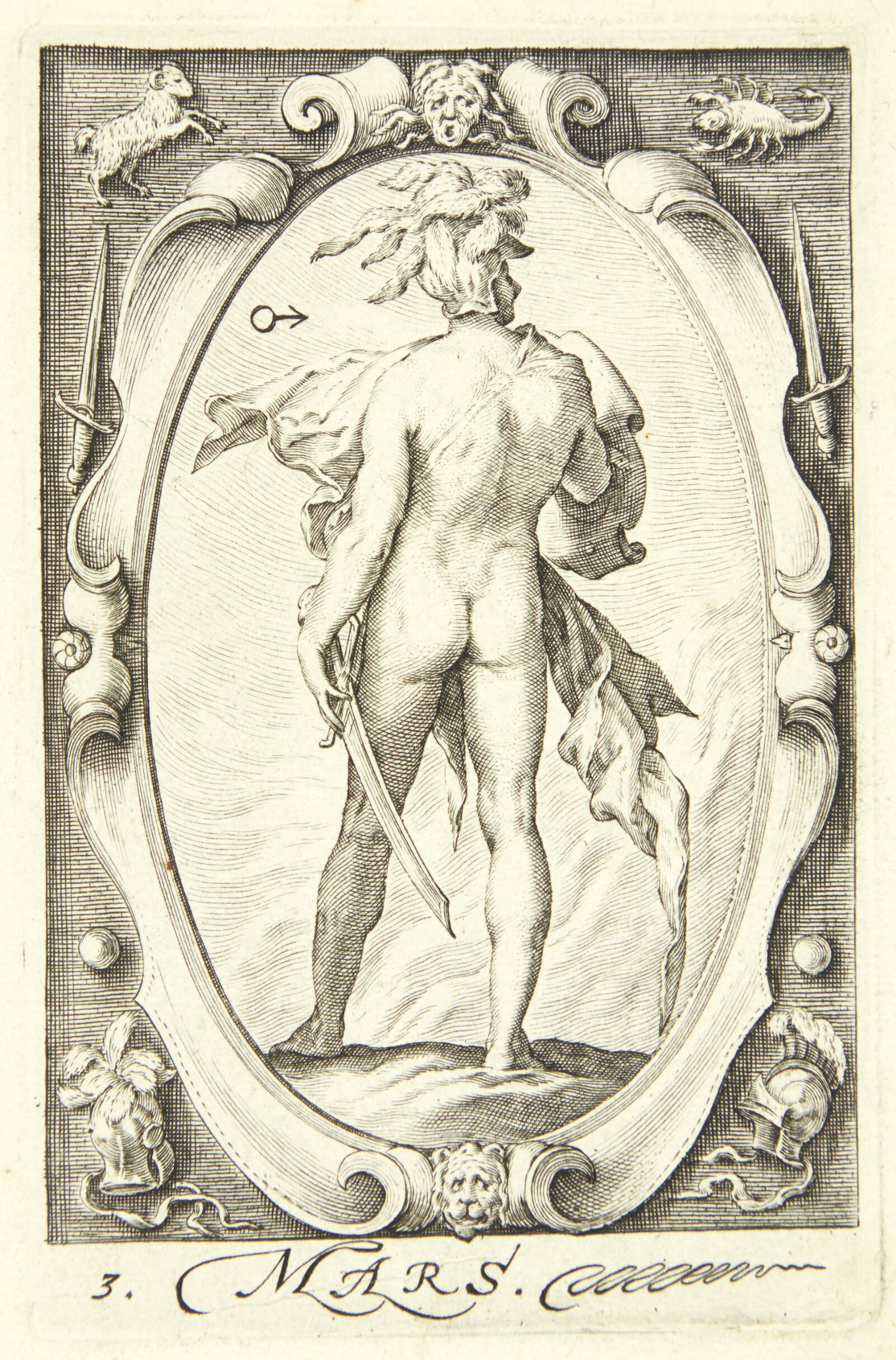 Mars, Jacob Matham, 1597