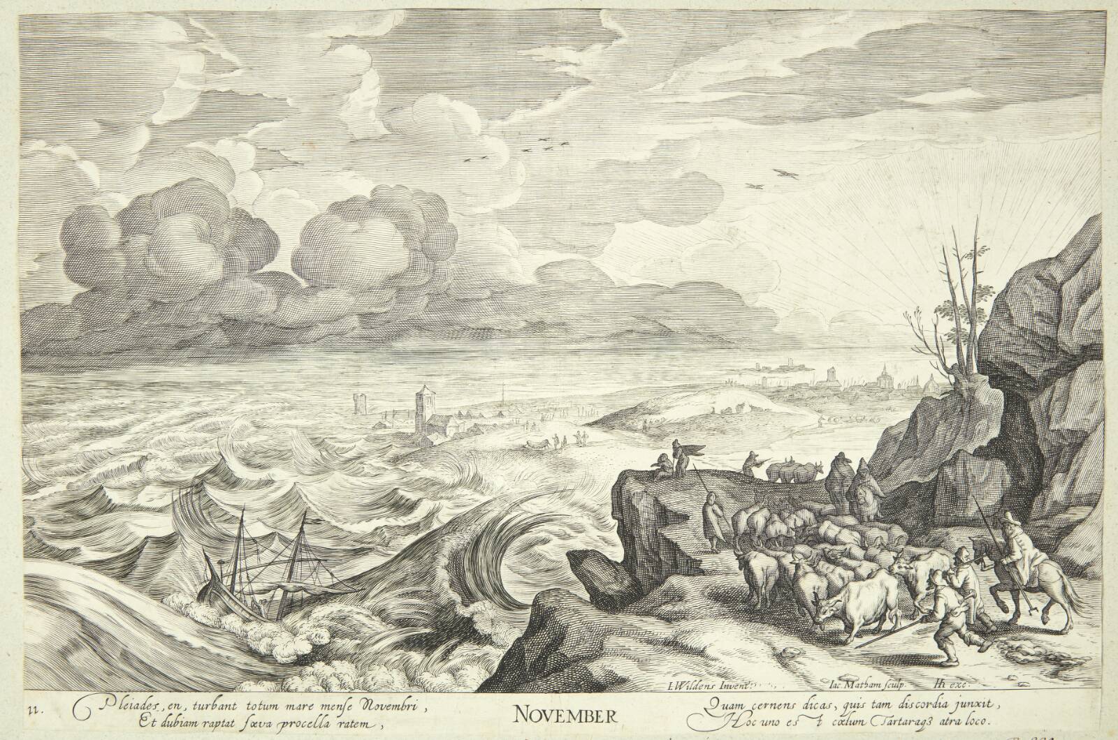 November, Jacob Matham, 1614
