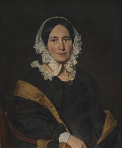 Cathrine Jensen, f. Lorenzen, kunstnerens hustru