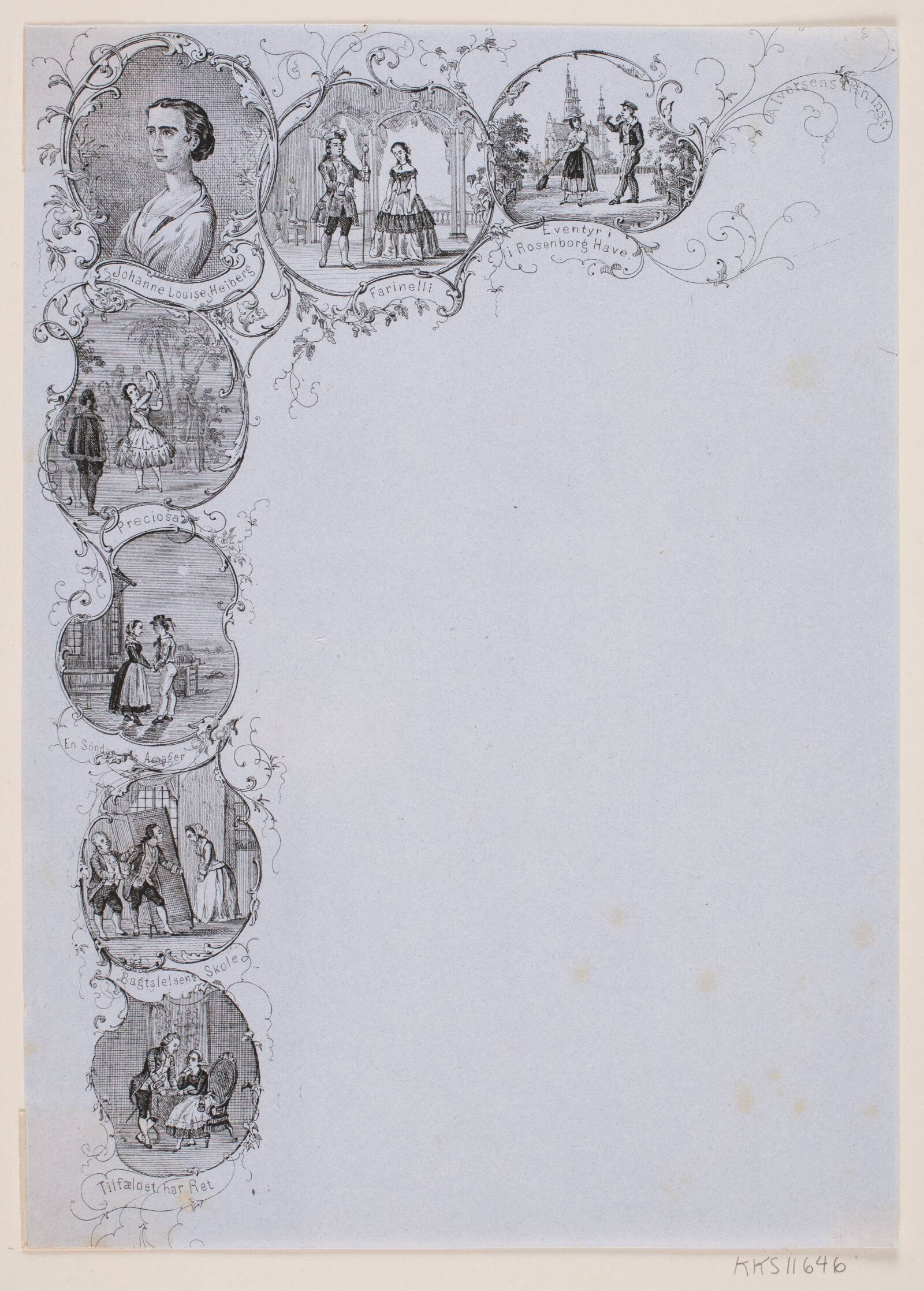 Johanne Luise Heiberg, Ubekendt, 1800-1849