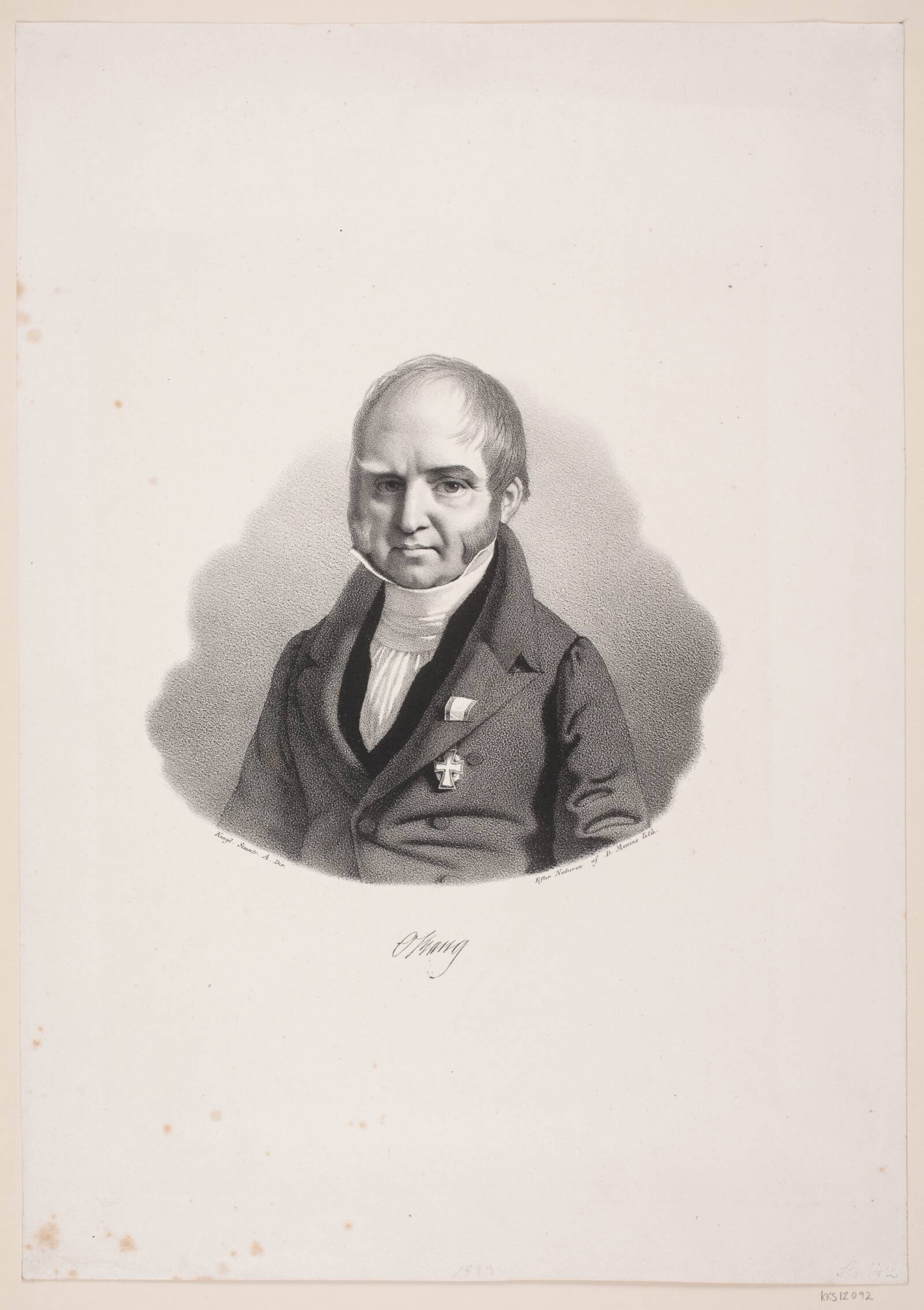 O. Bang, David Monies, 1837