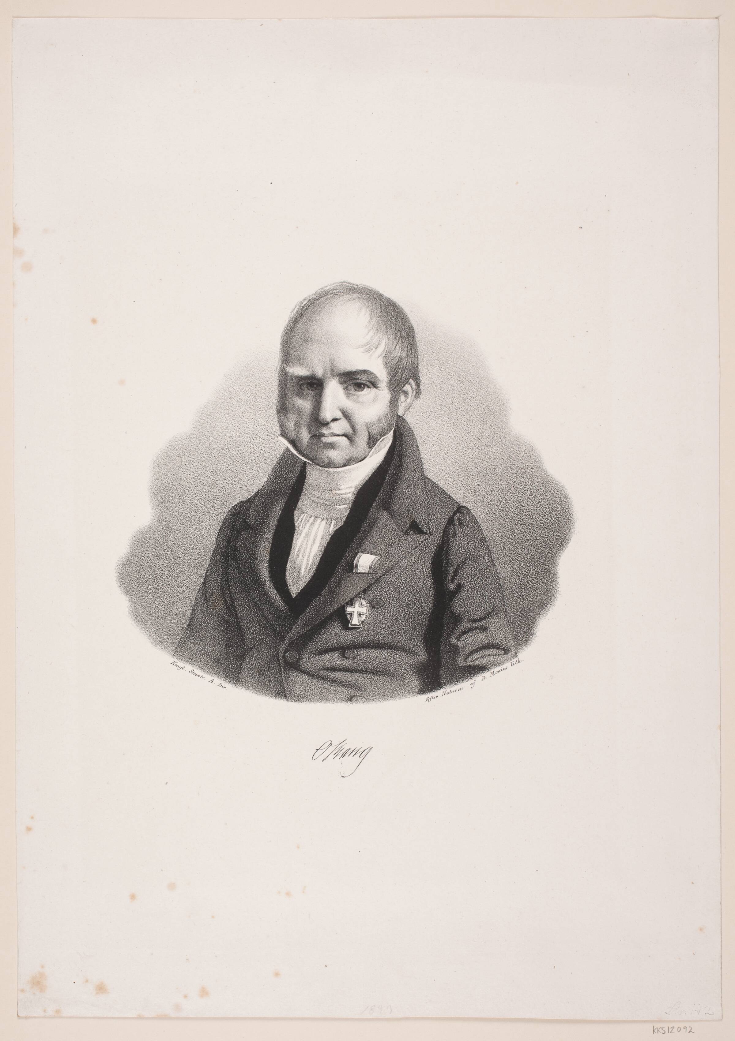 O. Bang, David Monies, 1837