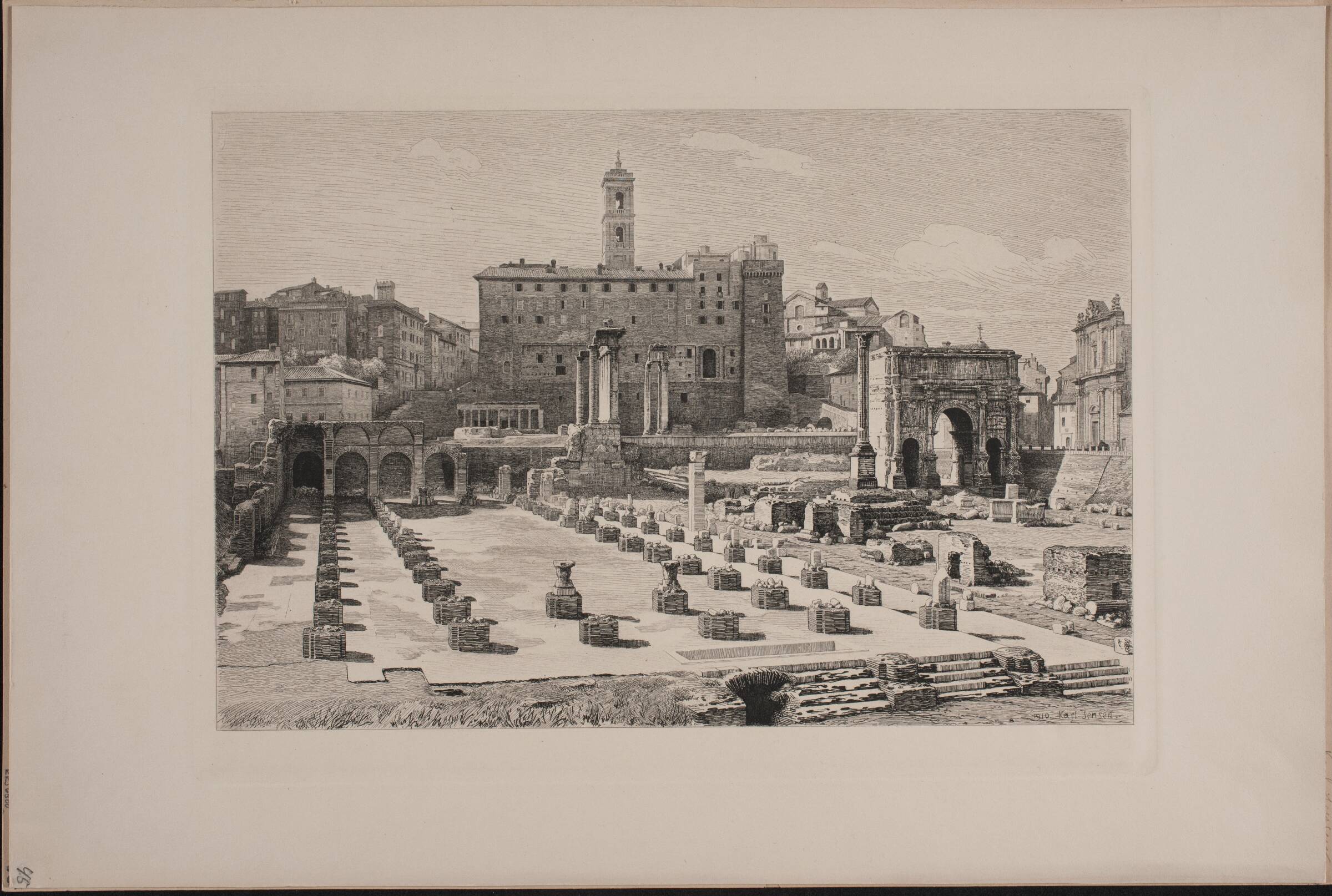 Forum Romanum, Karl Jensen, 1910