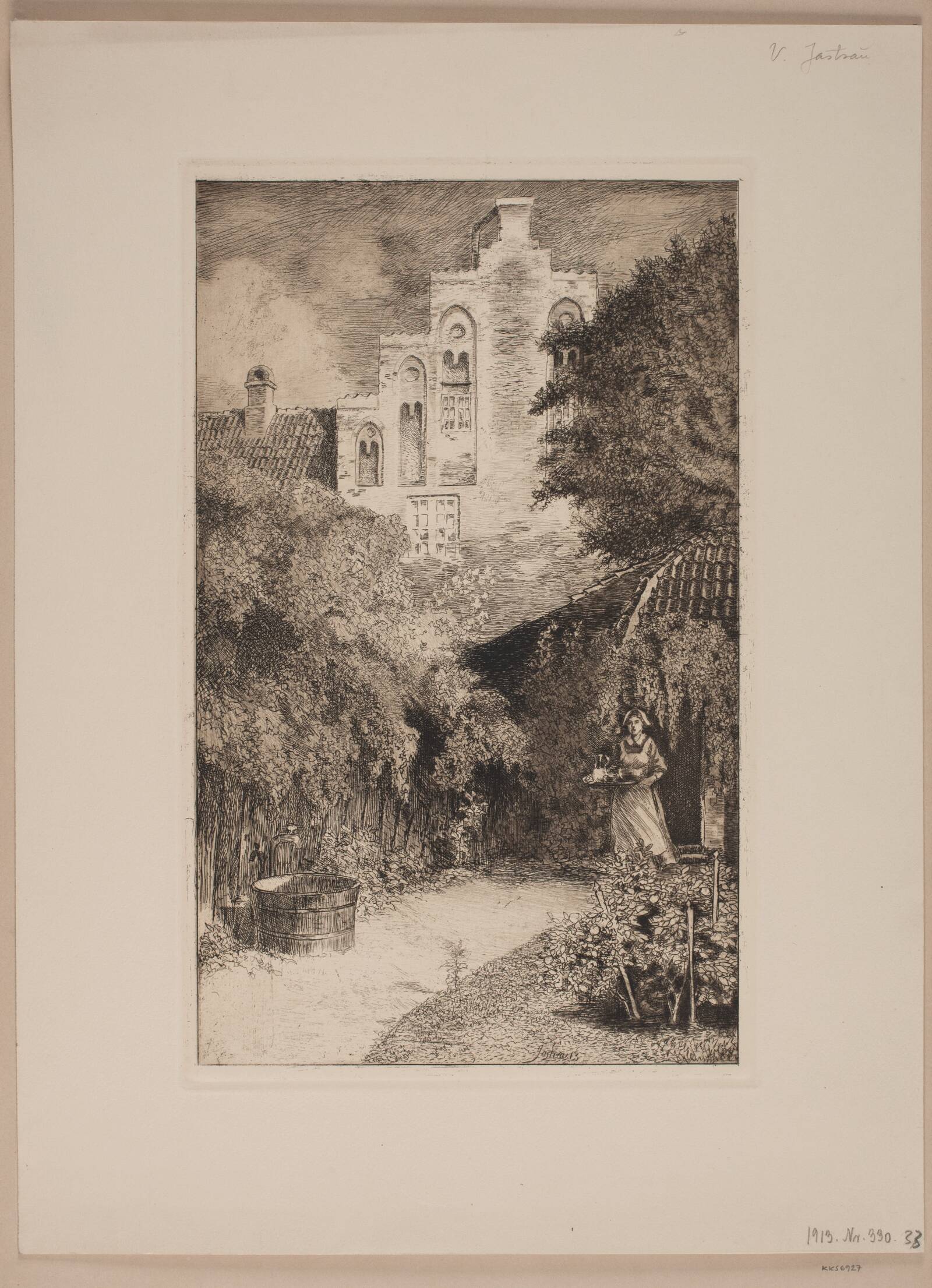 Kirkegavl, Viggo Jastrau, 1913