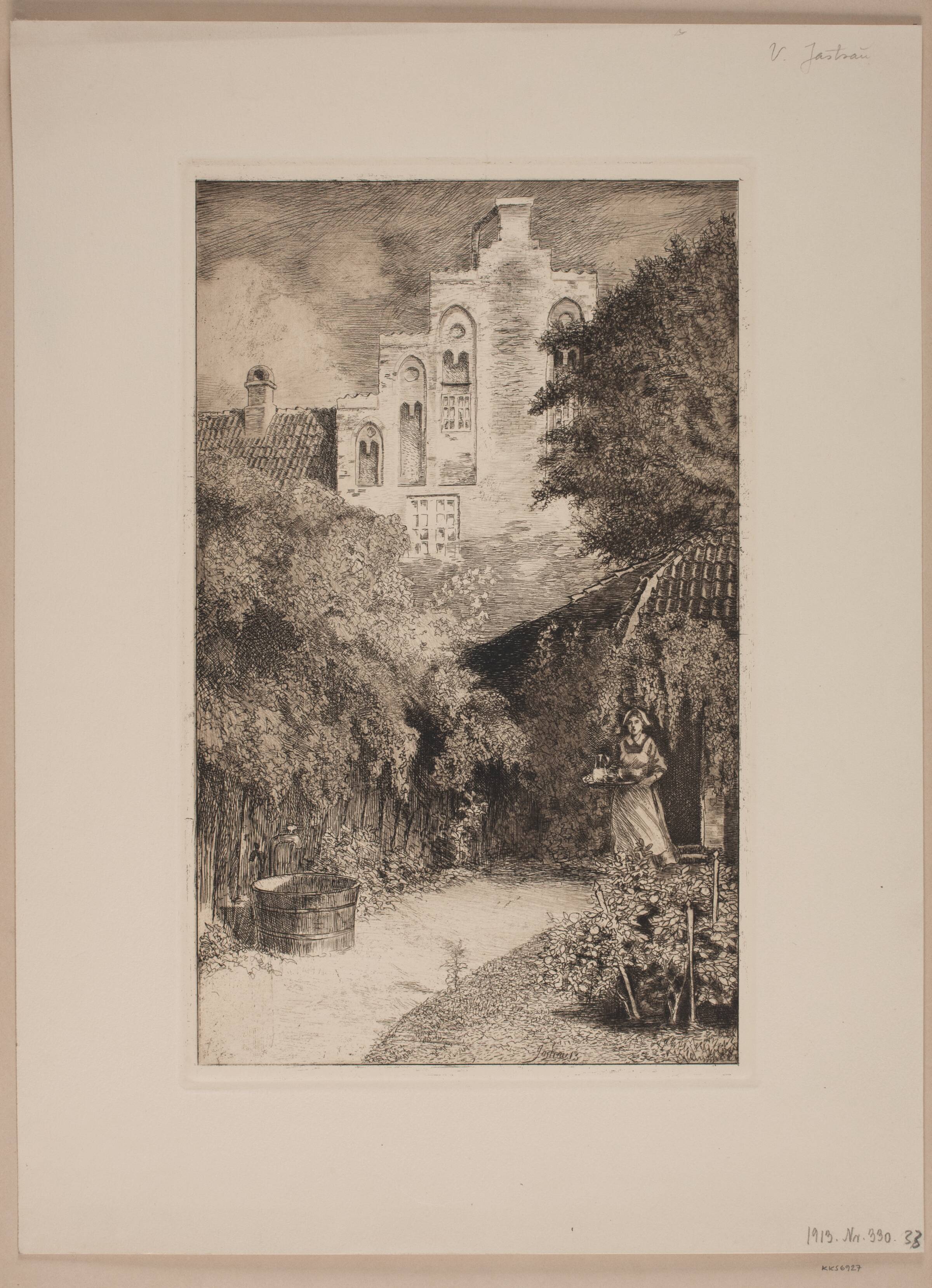 Kirkegavl, Viggo Jastrau, 1913