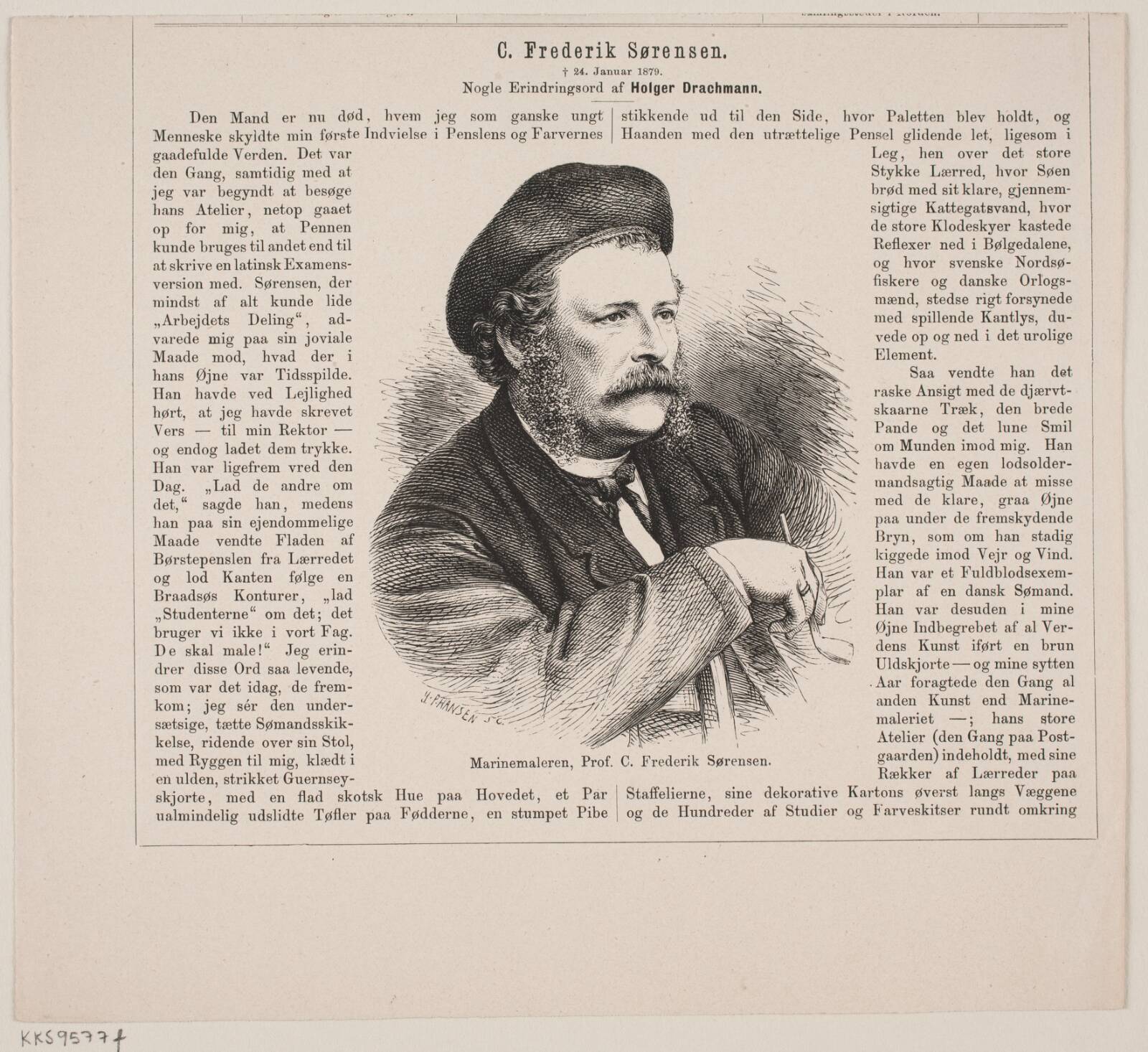 Carl Frederik Sørensen, H.P. Hansen, 1879