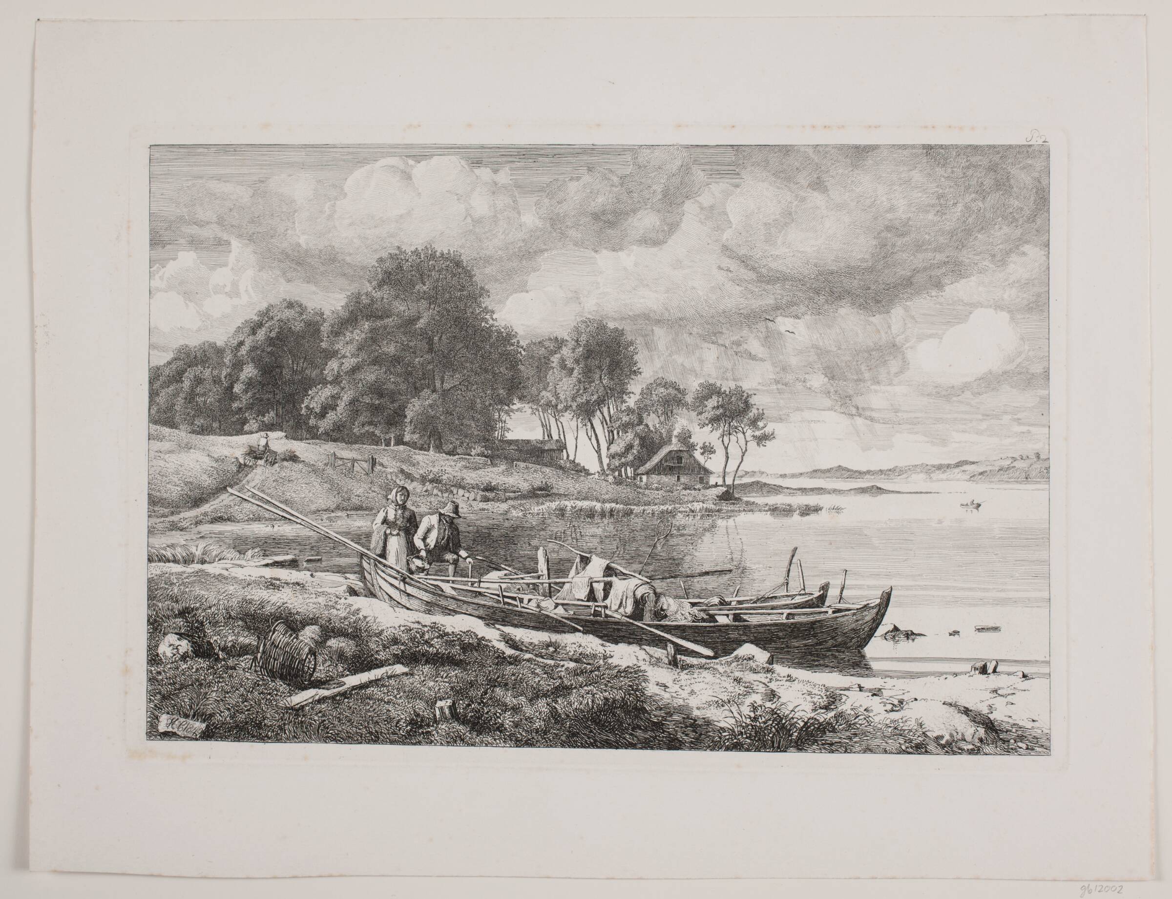 Parti ved Furesøen, Hermann Carmiencke, 1849