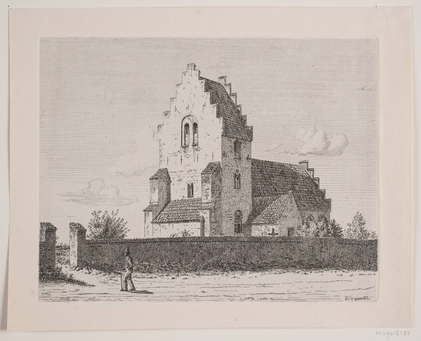 Himmelev kirke, Jacob Kornerup, 1856