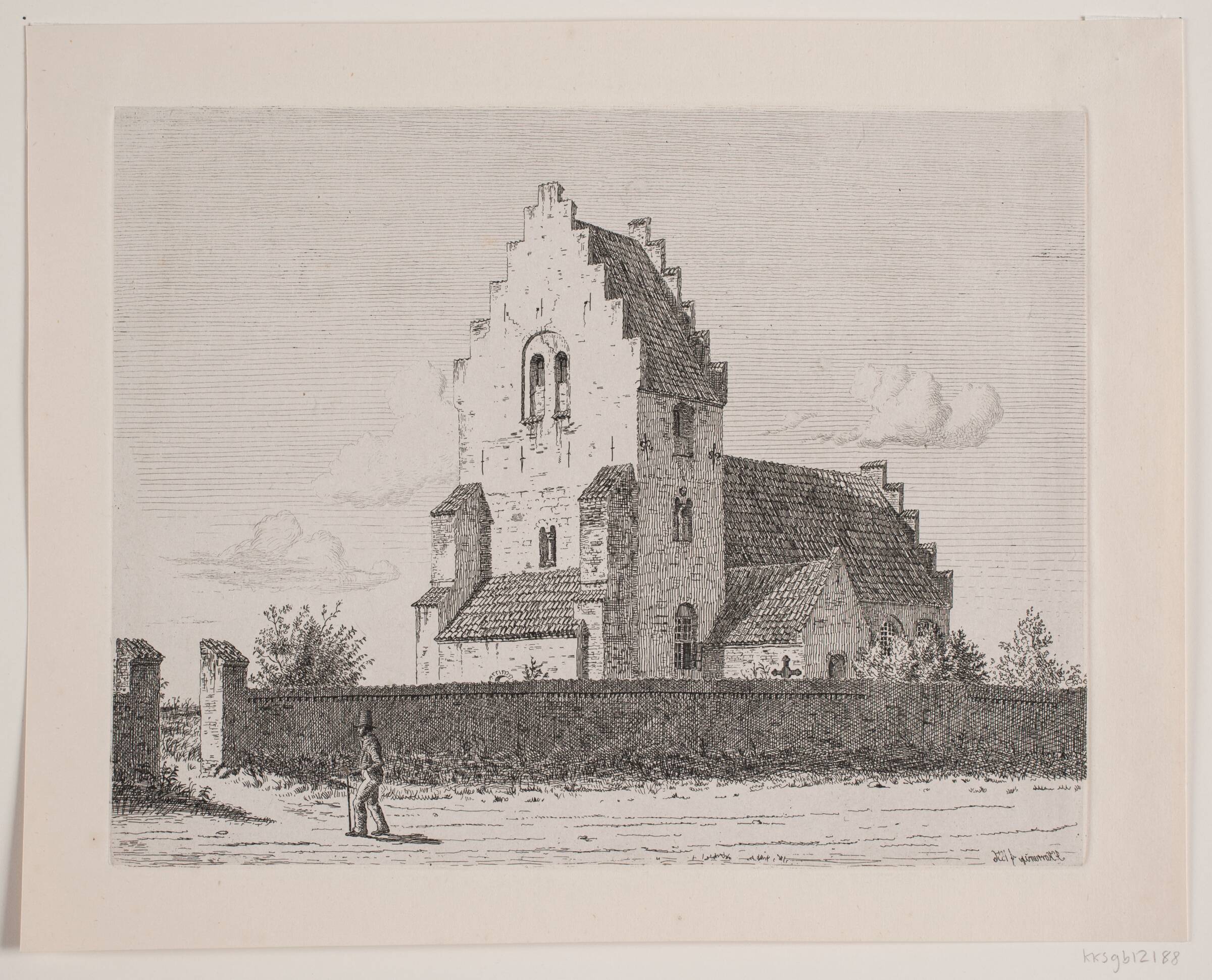Himmelev kirke, Jacob Kornerup, 1856
