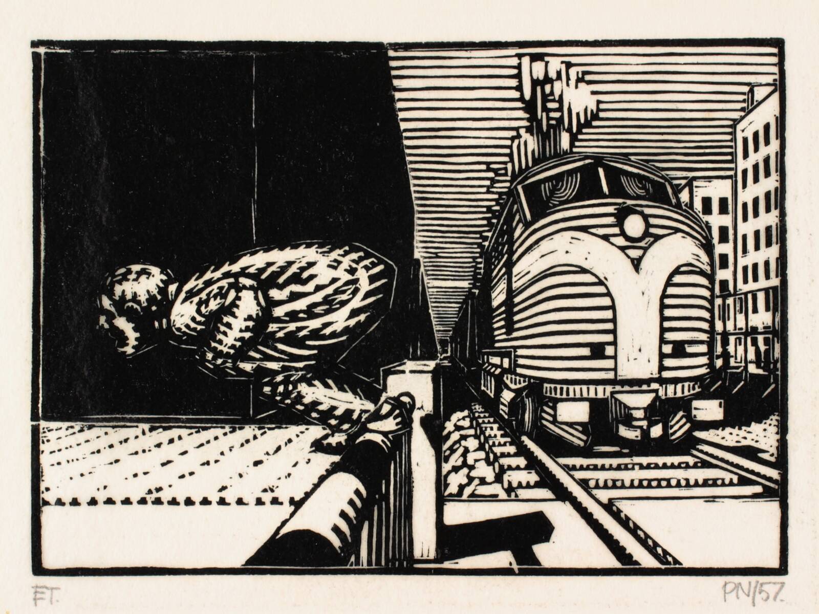 Flugt, Palle Nielsen, 1957