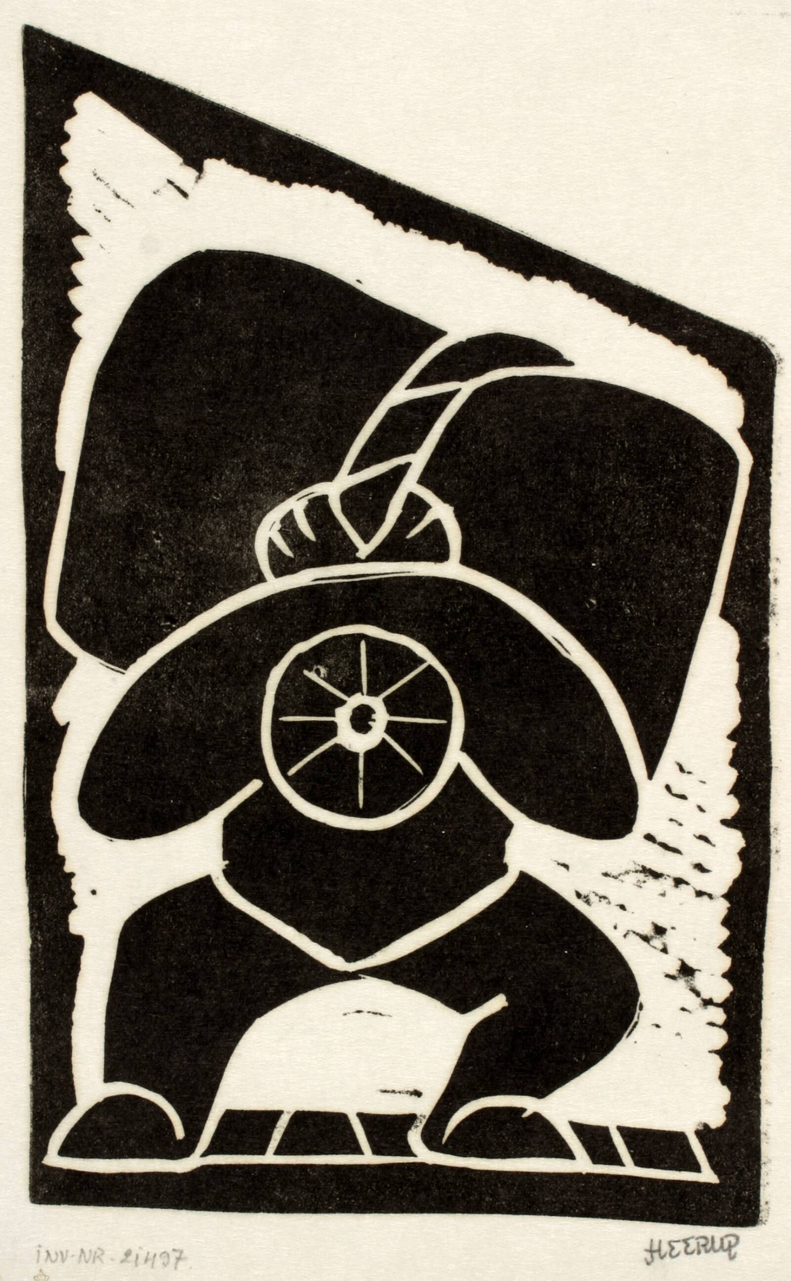 Tyrkisk drager, Henry Heerup, 1954