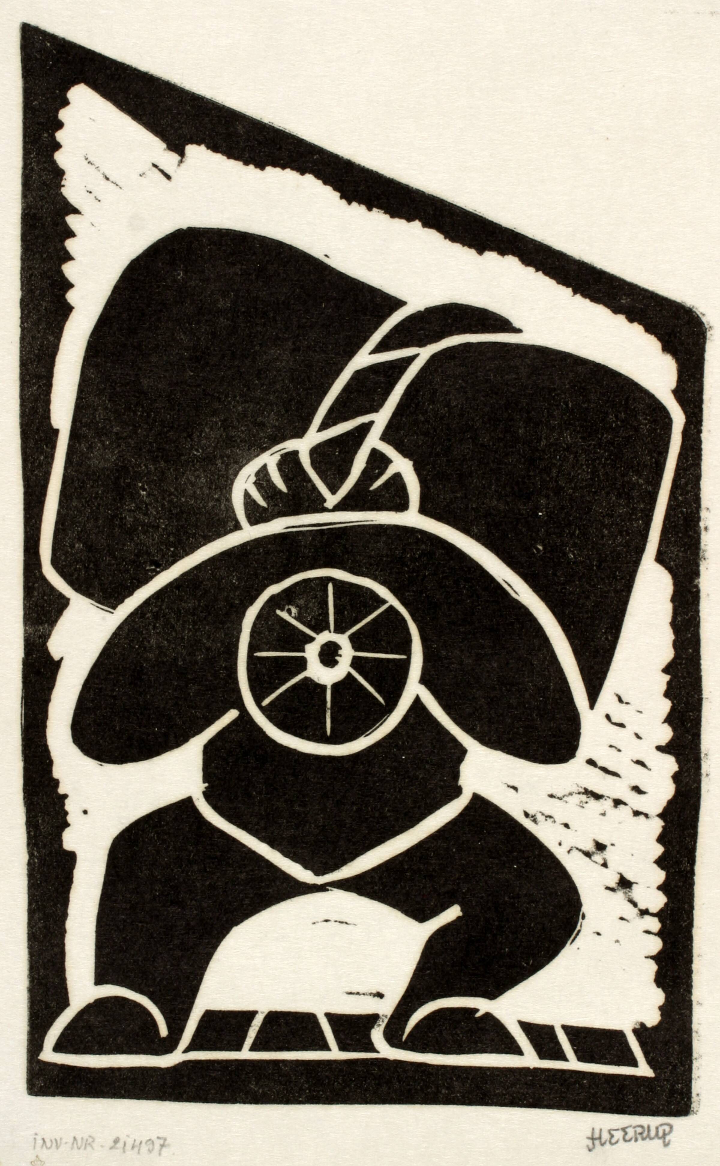 Tyrkisk drager, Henry Heerup, 1954