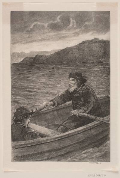 Illustration til "Hjortens flugt"