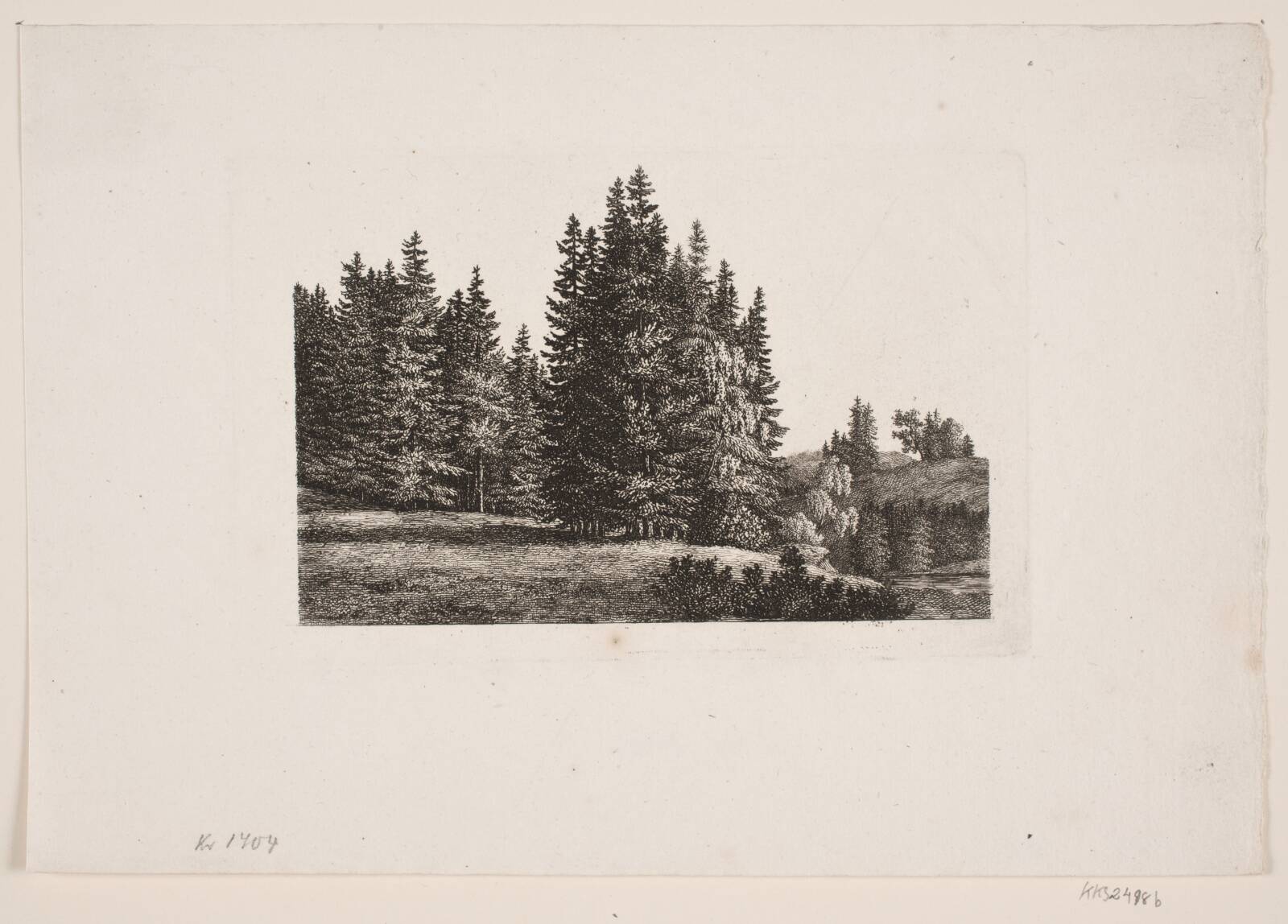 En grandskov, Søren Henrik Petersen, 1788-1860